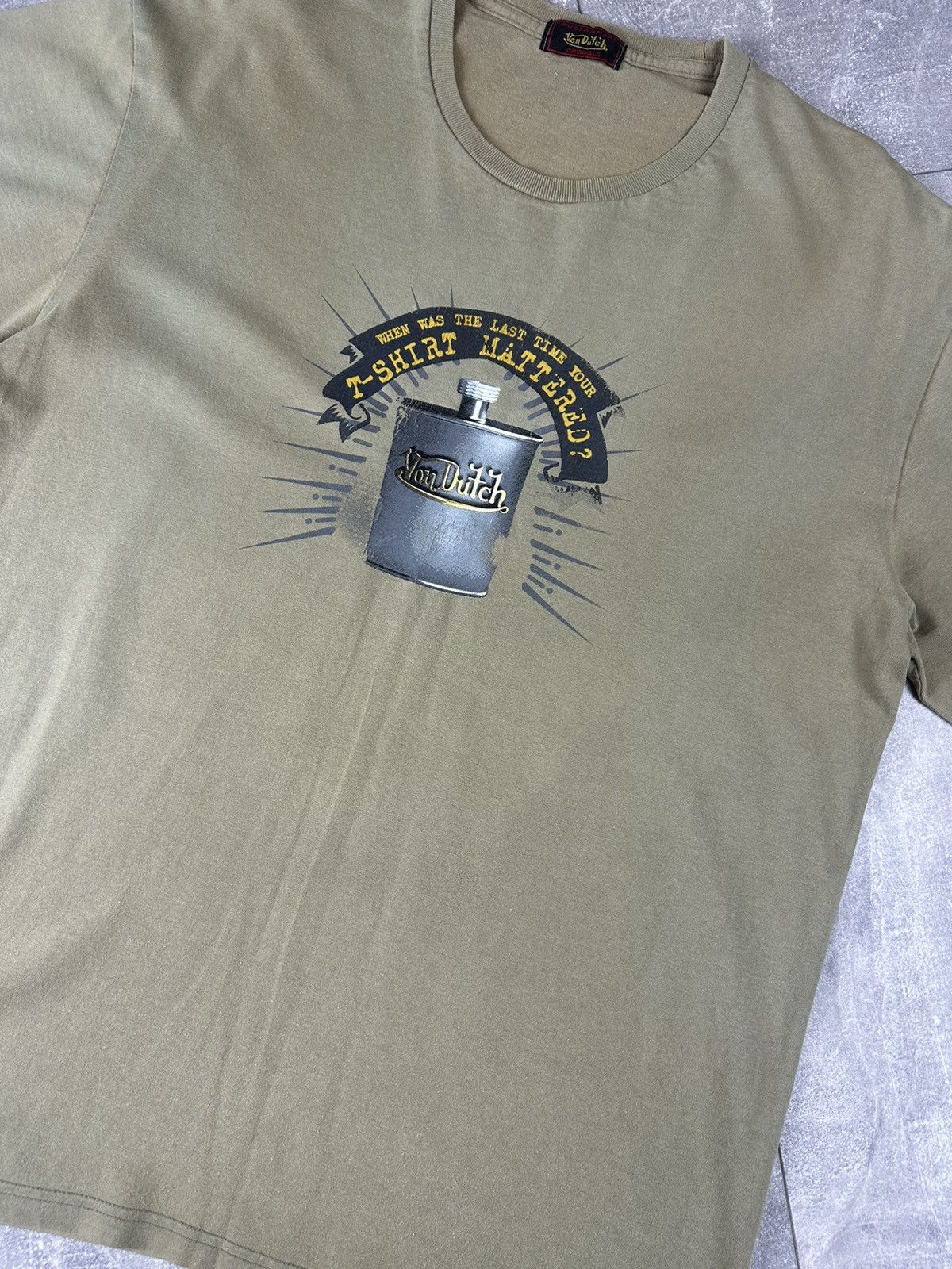 Von Dutch Von Dutch Vintage Retro Centr Logo Graphic Print T-Shirt Size US L / EU 52-54 / 3 - 9 Thumbnail