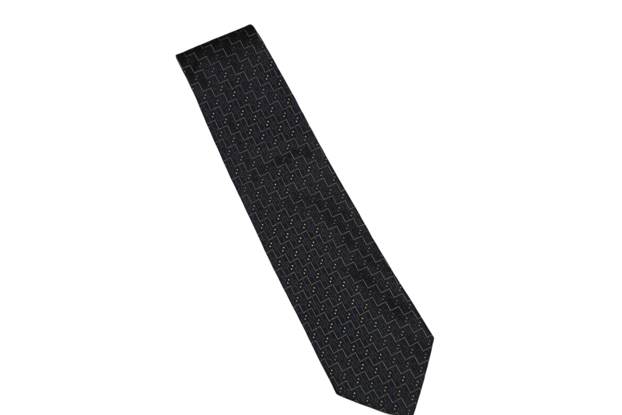 Gucci Gucci Abstract Textured Hand Pattern Jacquard Silk Tie Size ONE SIZE - 12 Thumbnail