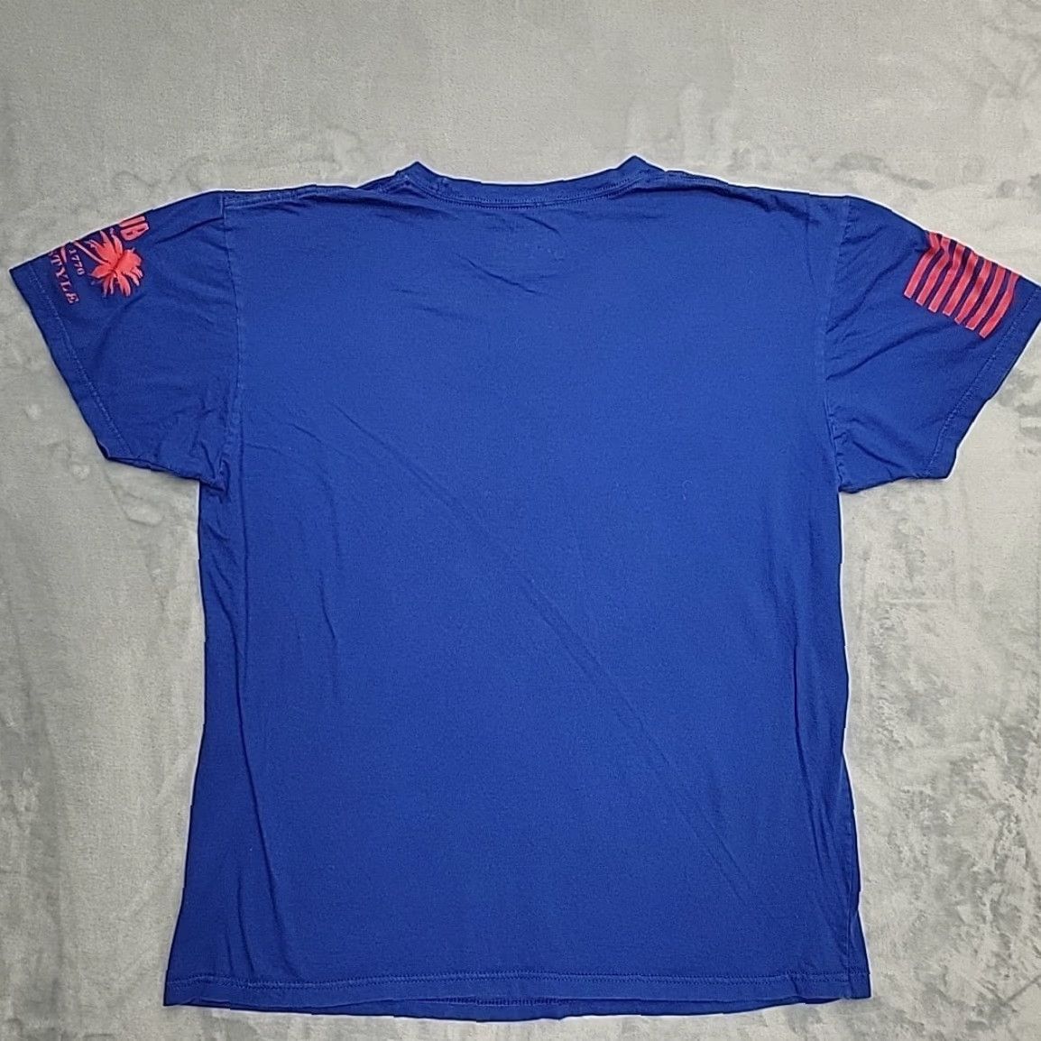 Vintage Grunt Style Shirt Mens XL Blue Uncle Sam Short Sleeve Tactical Patriotic 2A TEE Size US XL / EU 56 / 4 - 5 Thumbnail