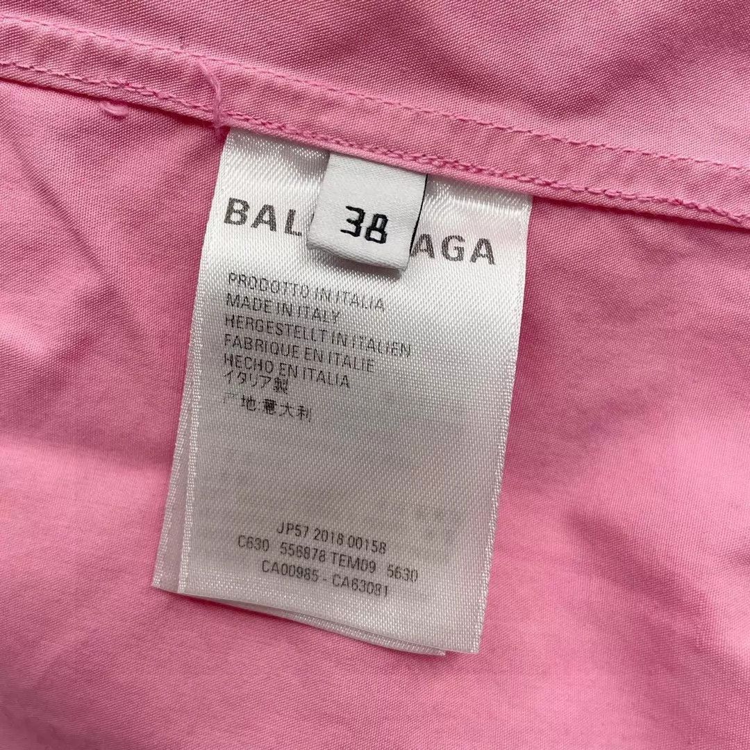 Balenciaga Balenciaga Pink Shirt Youthful Vibrant Casual Size S 38 Size US S / EU 44-46 / 1 - 6 Thumbnail