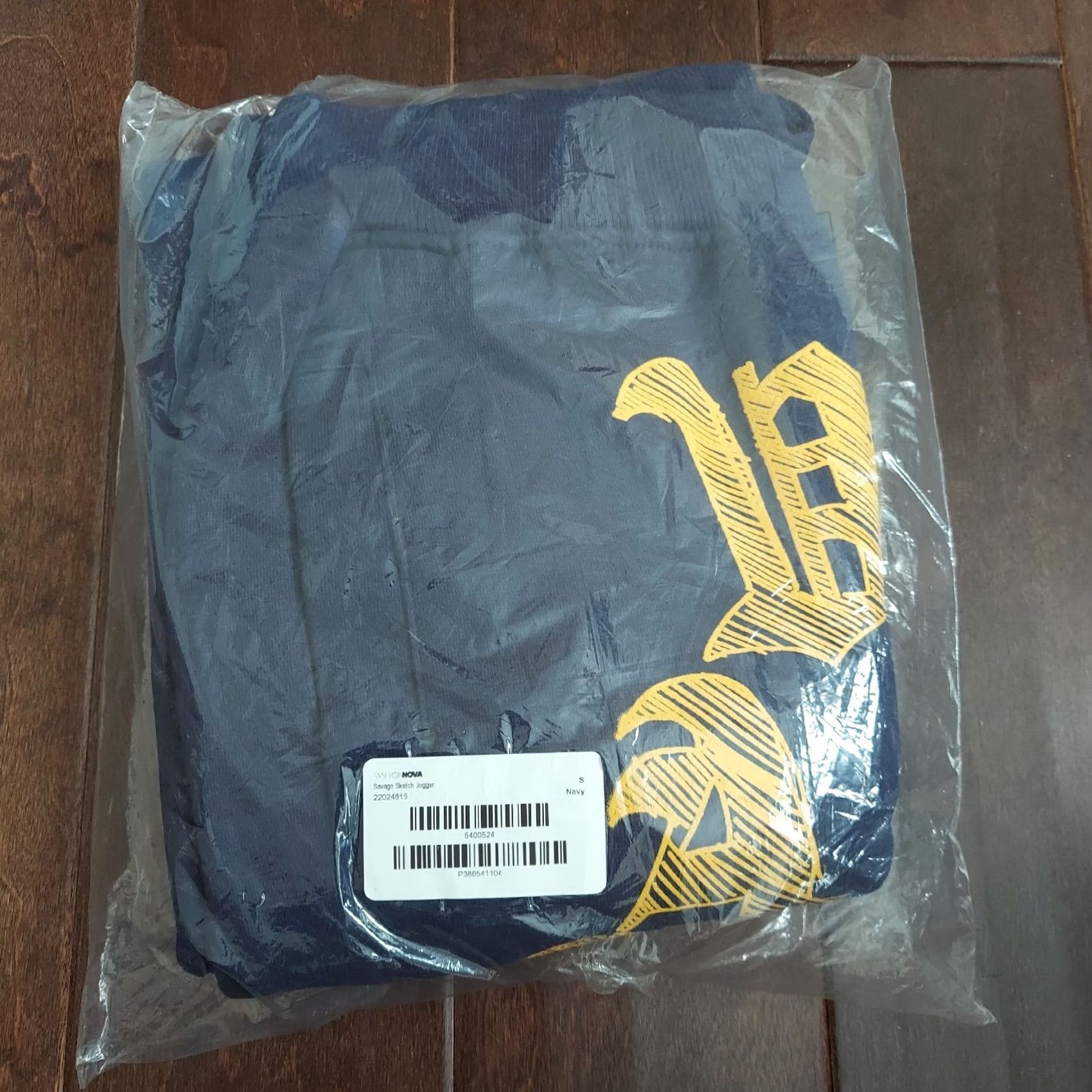 Fashion Nova Fashion Nova Men's Savage Sketch Jogger Pants Navy S Regular Size US 29 - 4 Thumbnail