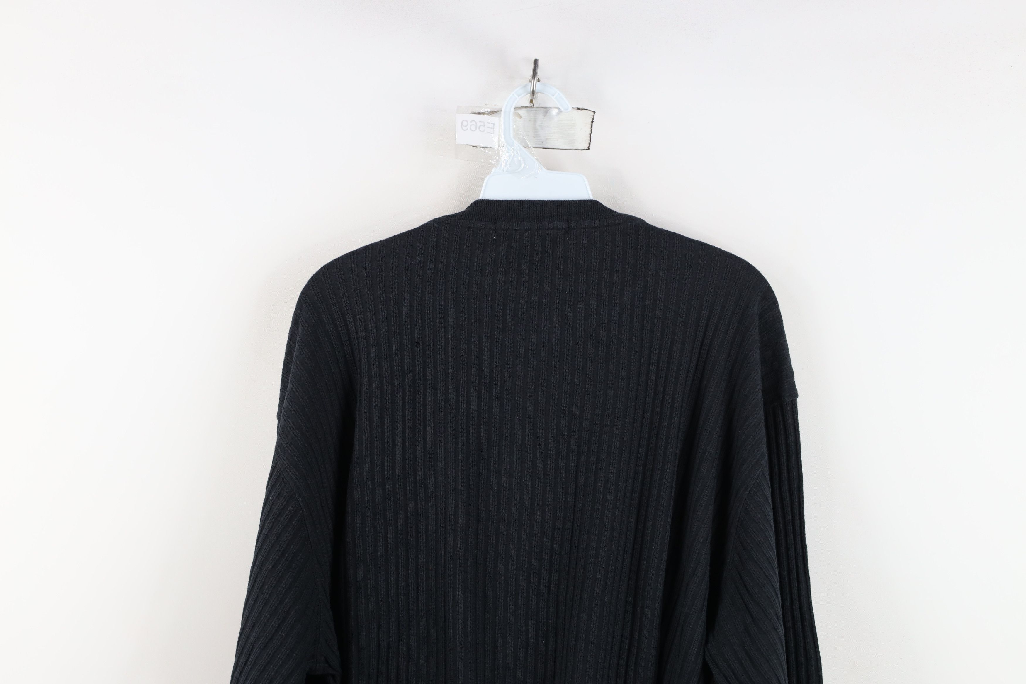 Vintage Vintage 90s Streetwear Ribbed Long Sleeve Henley T-Shirt Size US L / EU 52-54 / 3 - 9 Thumbnail