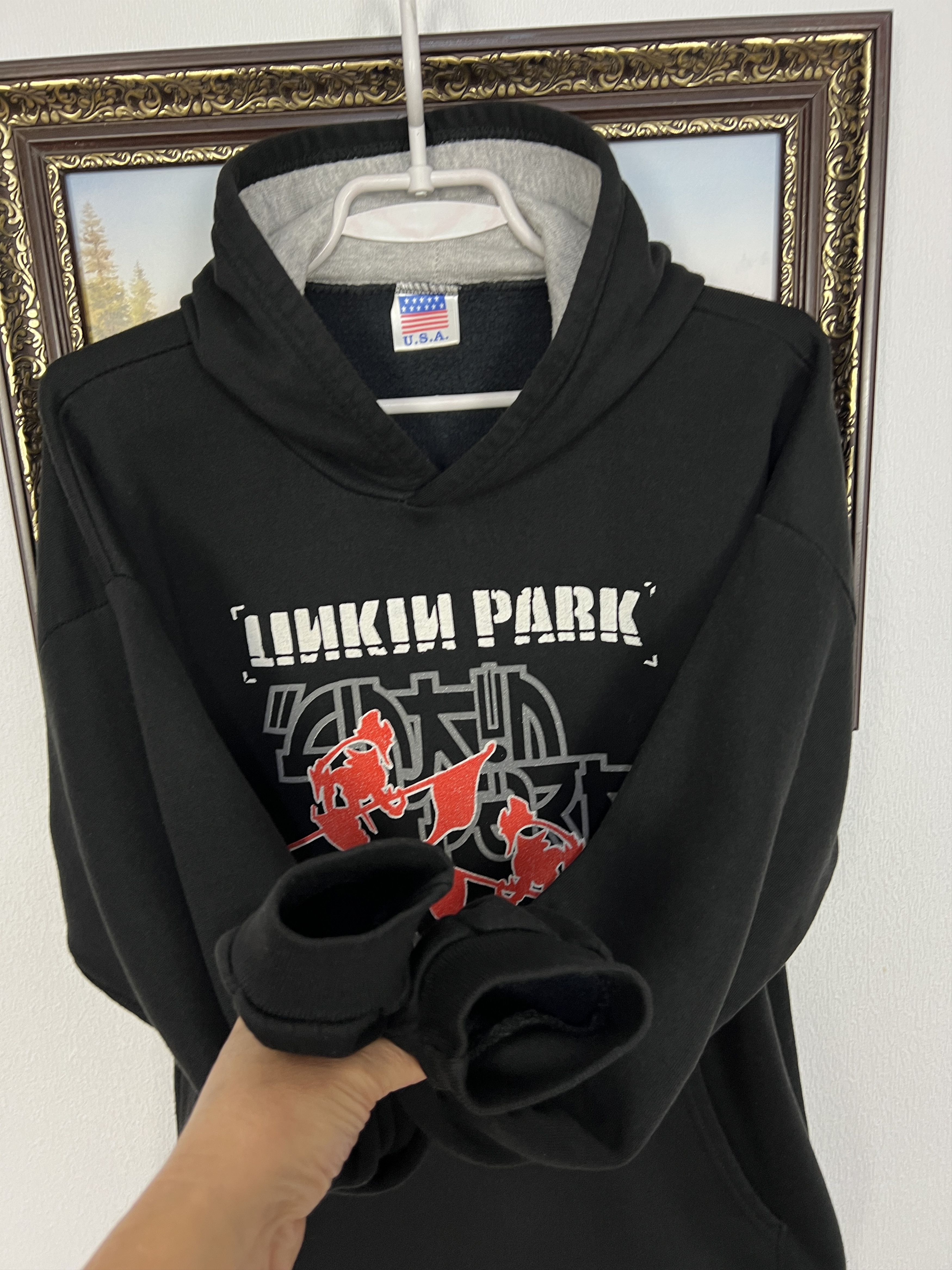 Vintage Vintage Linkin Park Hoodie Hybrid Theory Over Print Jacket Size US S / EU 44-46 / 1 - 6 Thumbnail