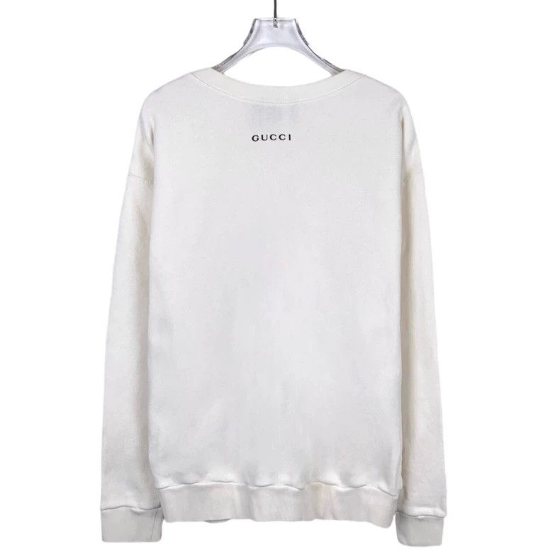 Gucci Gucci Sequin double G apple white round-neck cotton long-sl Size US S / EU 44-46 / 1 - 2 Thumbnail