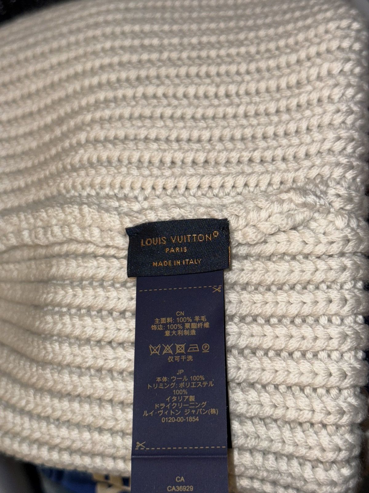 Louis Vuitton Louis Vuitton logo wool beanie Size ONE SIZE - 9 Thumbnail