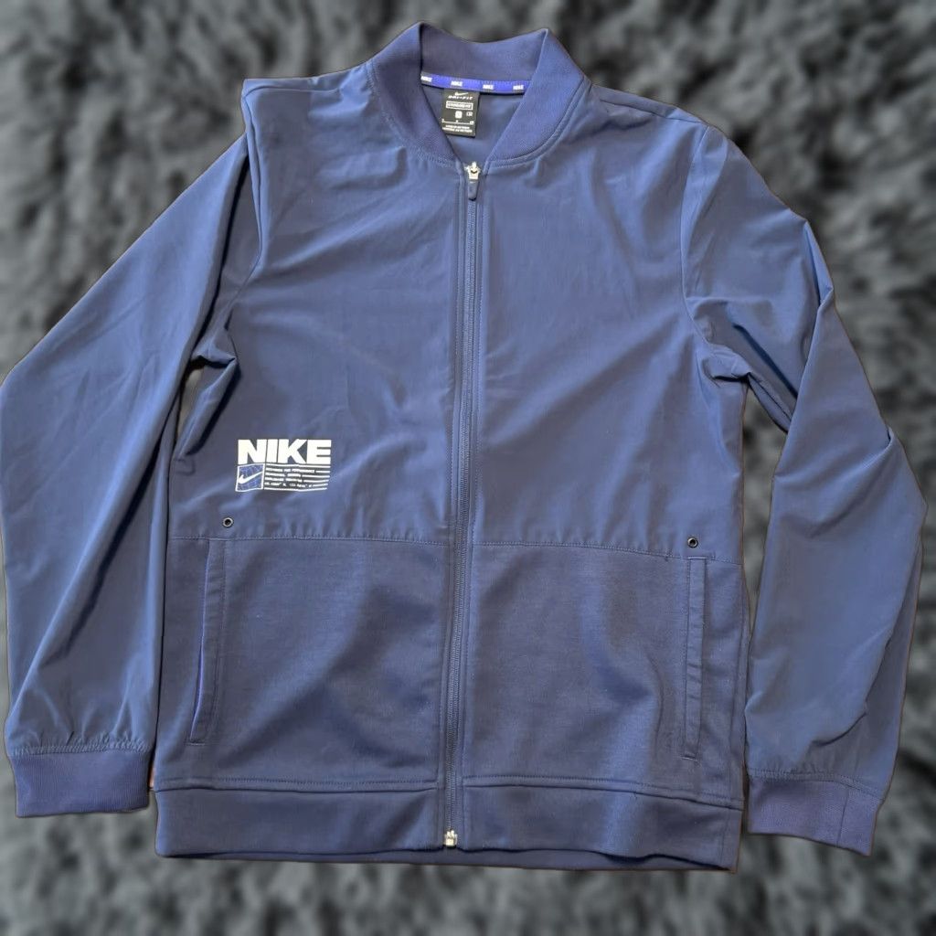 Nike Nike Pro Dri-fit Training Running Jacket Mens Small Midnight Navy CZ7123-430 Size US S / EU 44-46 / 1 - 1 Thumbnail