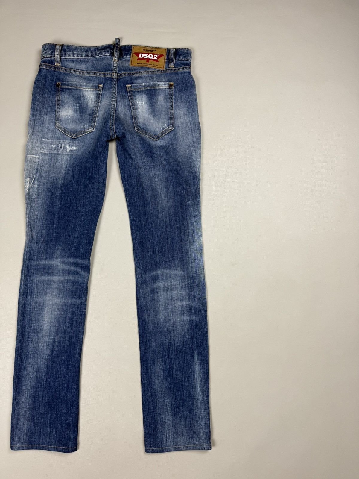 Dsquared2 Dsquared2 Medium Waist Flare Jean Distressed Denim Jeans Size 27" / US 4 / IT 40 - 17 Thumbnail
