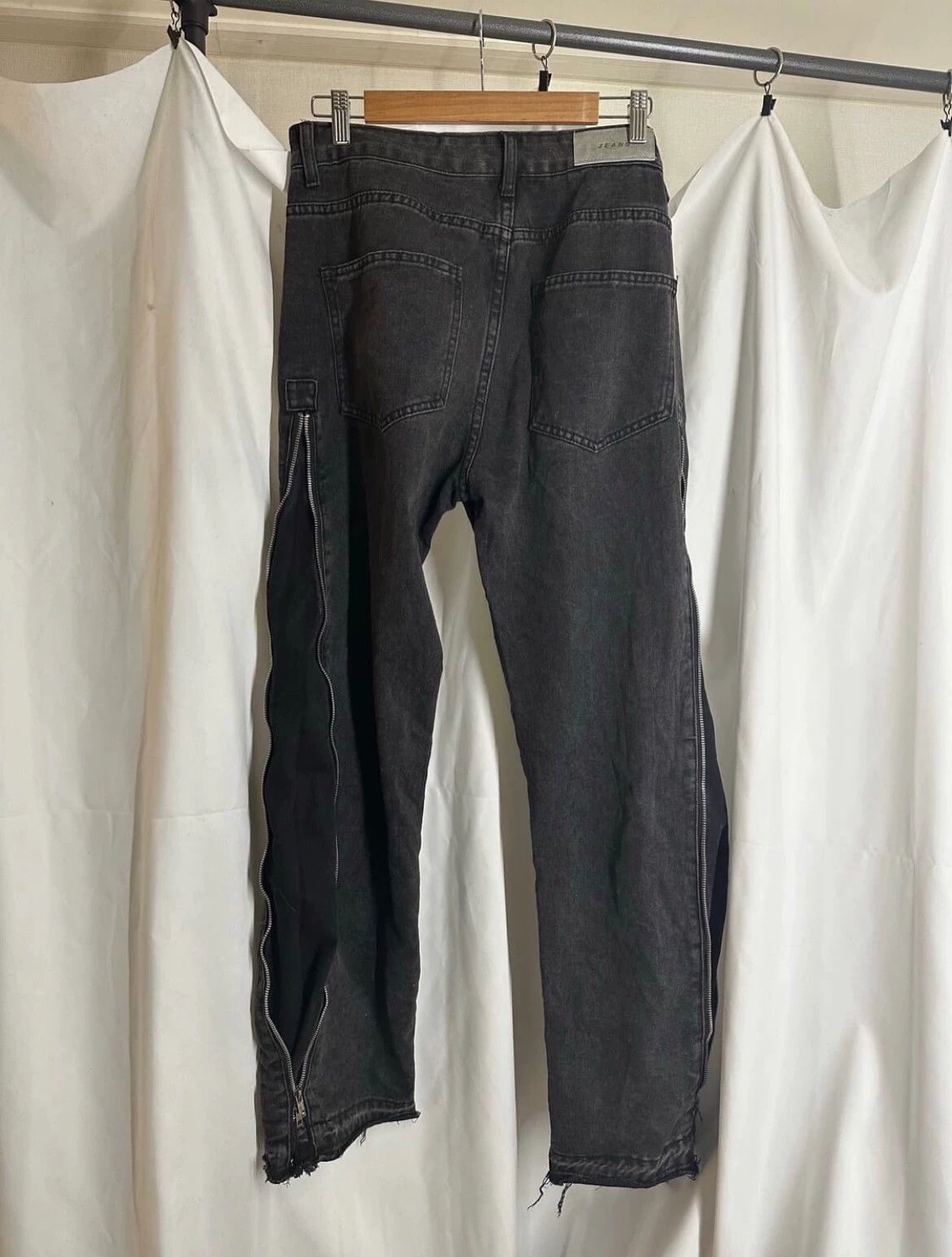Japanese Brand Japanese Vintage Zipper Jeans Sick Fit/Wash/Distressed 41 Size US 41 - 3 Thumbnail