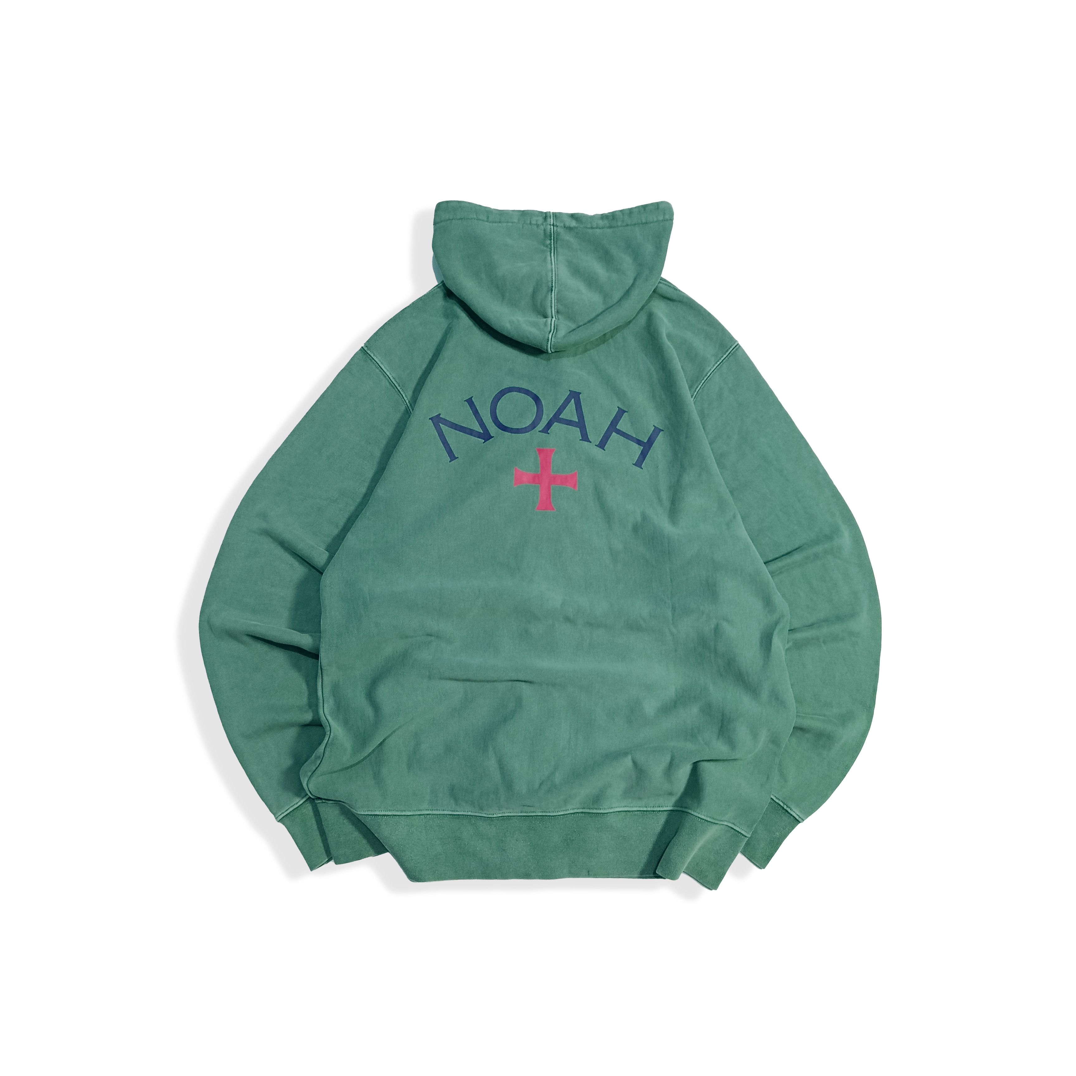Noah Noah Cross Logo Zip Hoodie – Sea Green Size US XL / EU 56 / 4 - 1 Thumbnail
