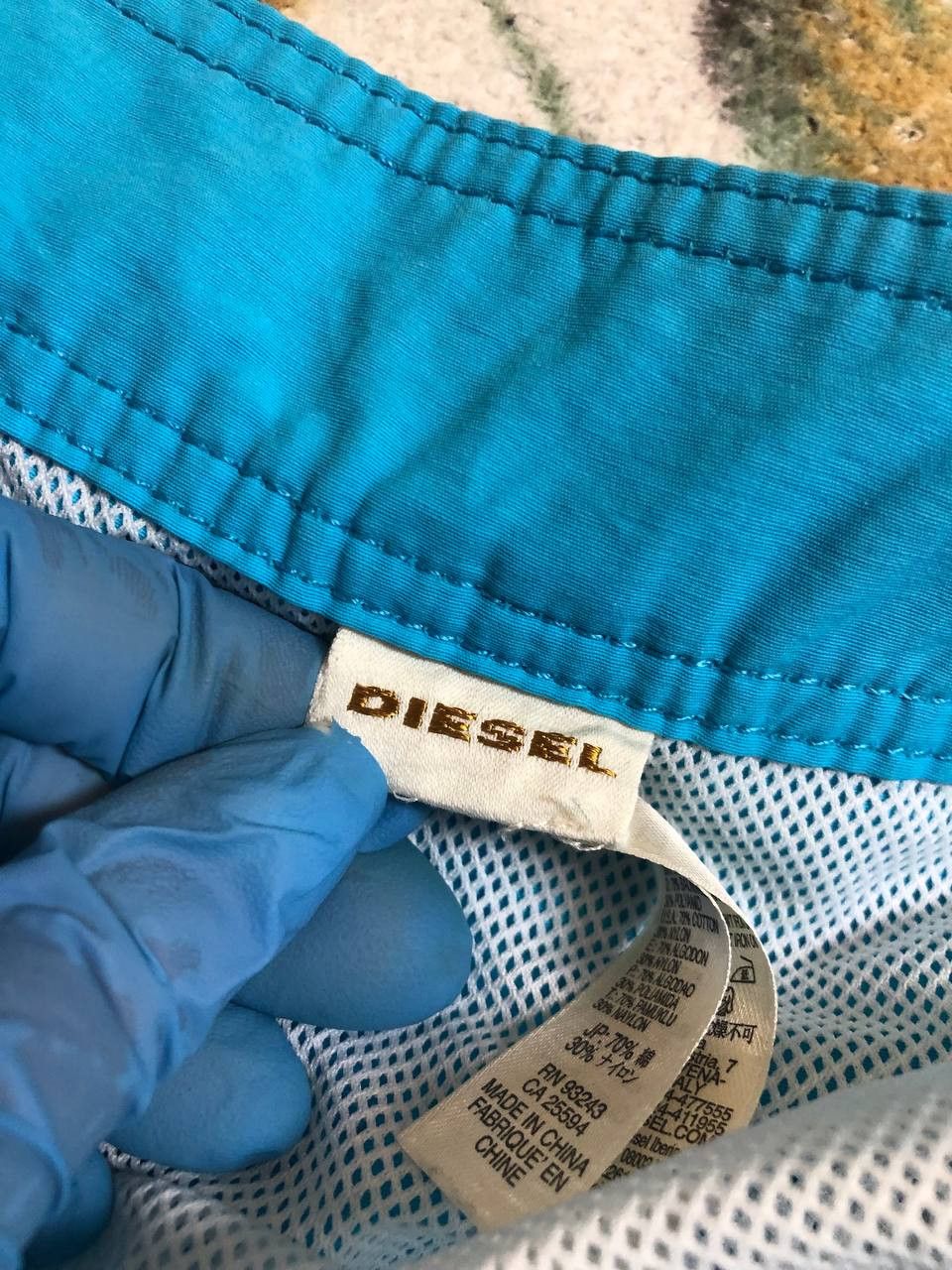 Diesel Diesel Men's Lined Board Shorts Beach Size US 33 - 2 Thumbnail