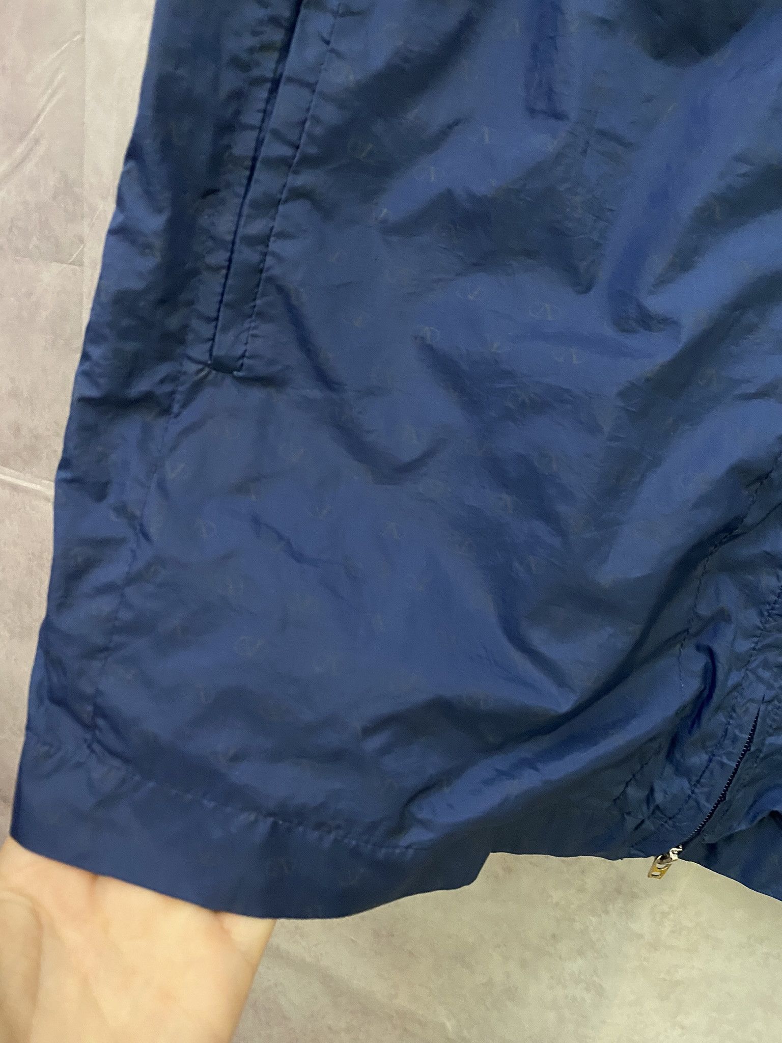 Designer × Valentino Valentino Jacket Monogram Blue Size US XS / EU 42 / 0 - 7 Thumbnail