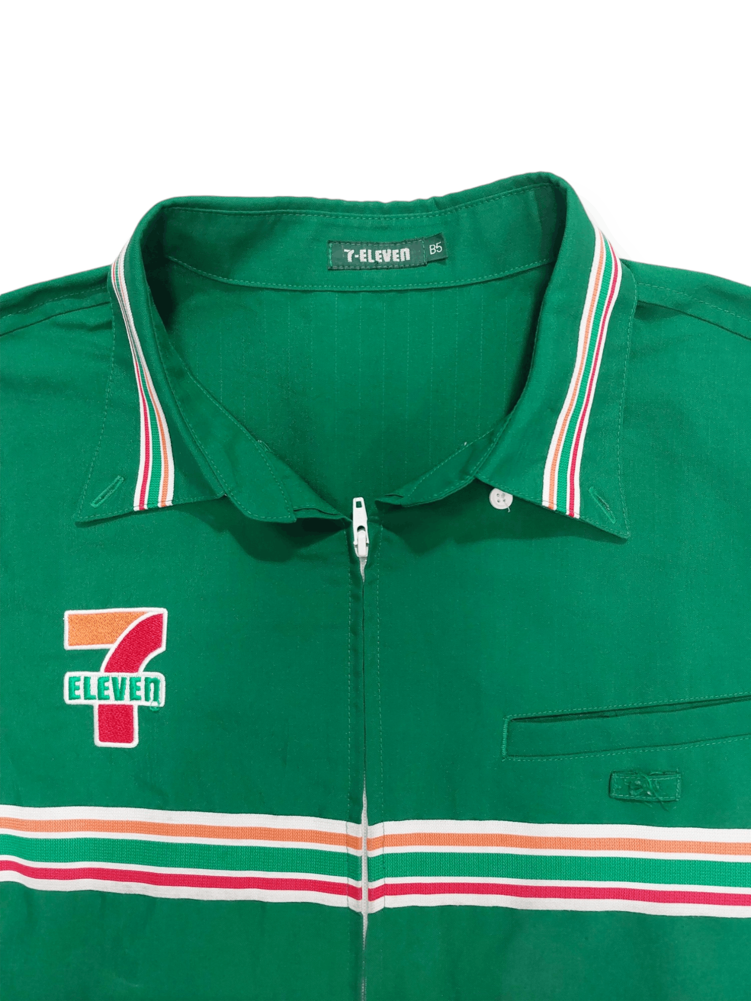 Other 7 Eleven 7-11 Uniform Shirt Zipper Size US L / EU 52-54 / 3 - 4 Thumbnail