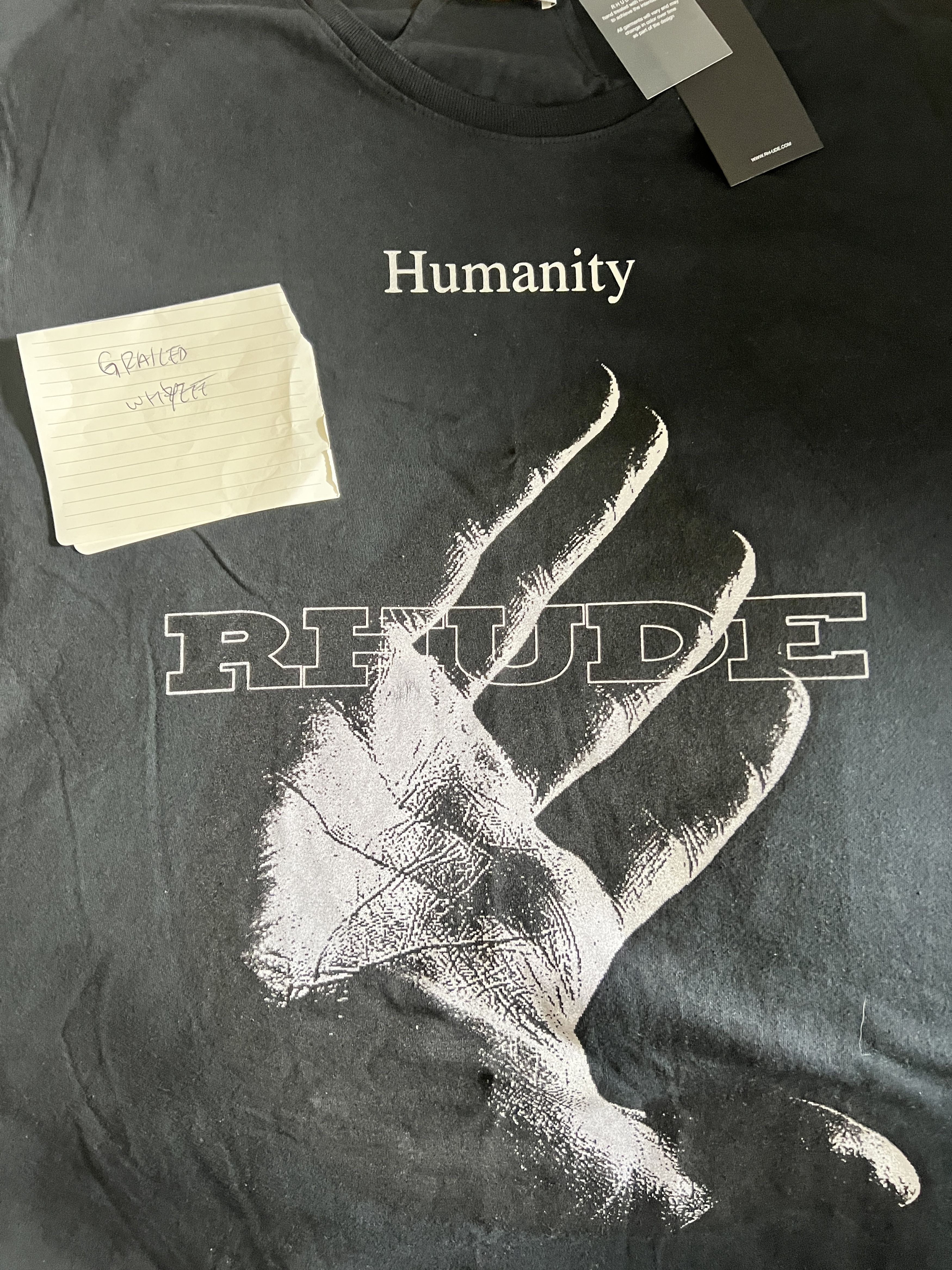 Rhude XL | NWT Rhude "Humanity" T-Shirt Size US XL / EU 56 / 4 - 3 Thumbnail