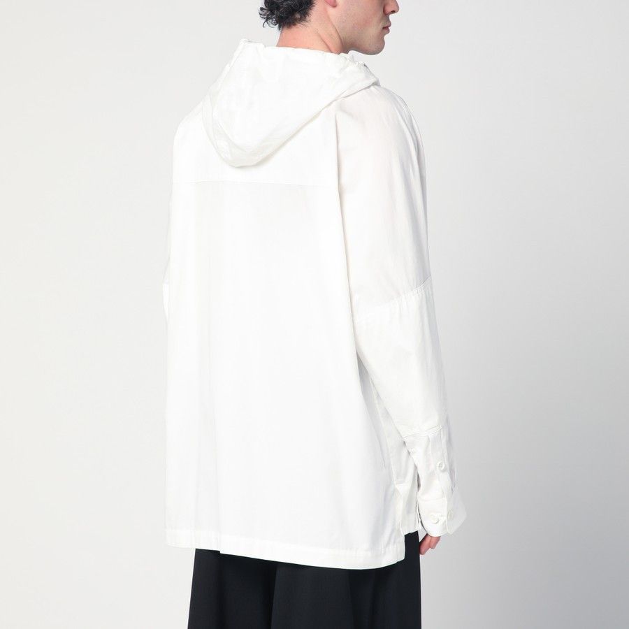 Dries Van Noten o1d2blof0225 Cotton Shirt in White Size US L / EU 52-54 / 3 - 3 Thumbnail