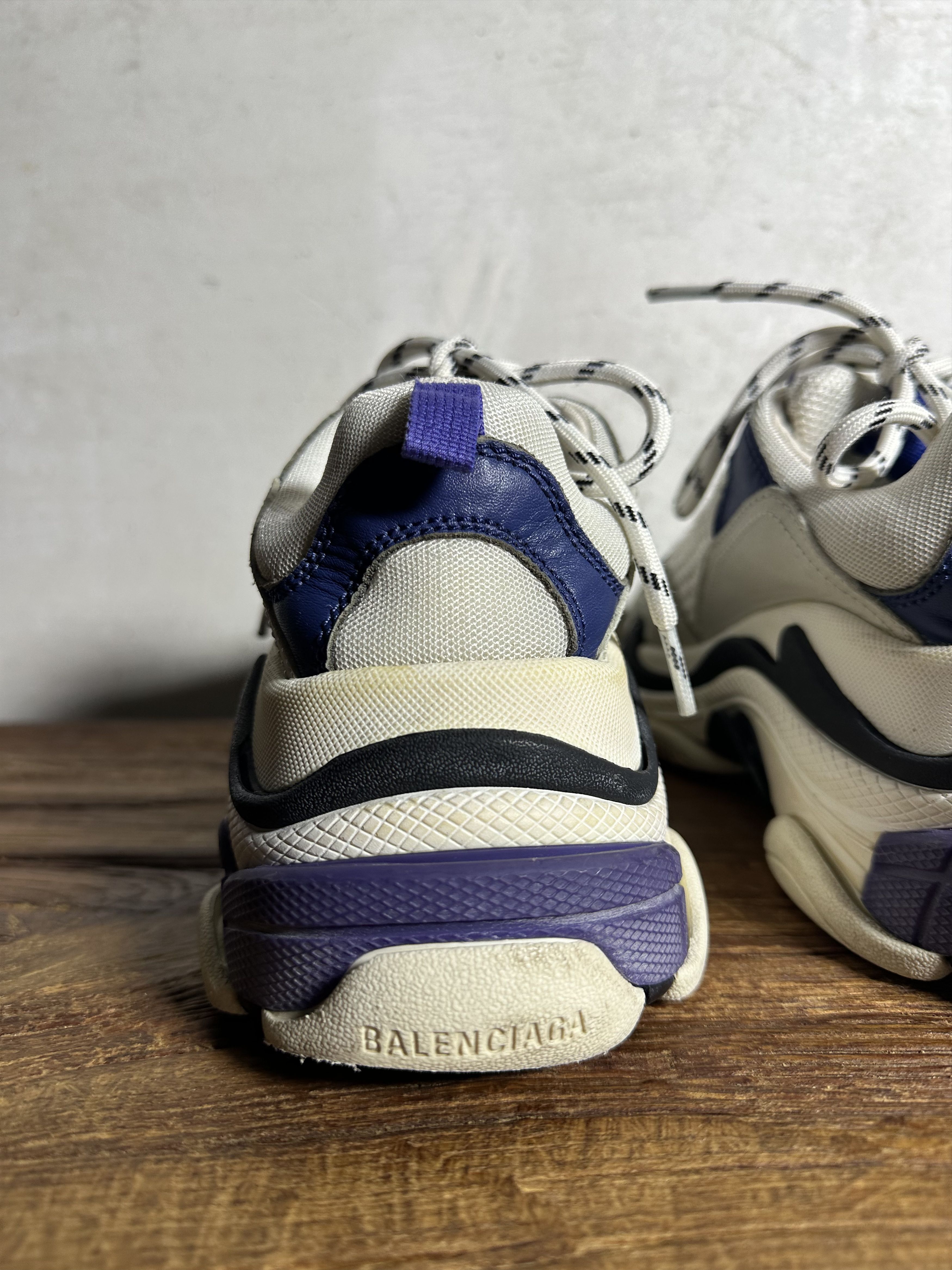 Balenciaga Balenciaga Triple S White Purple W Size US 7.5 / EU 40-41 - 6 Thumbnail