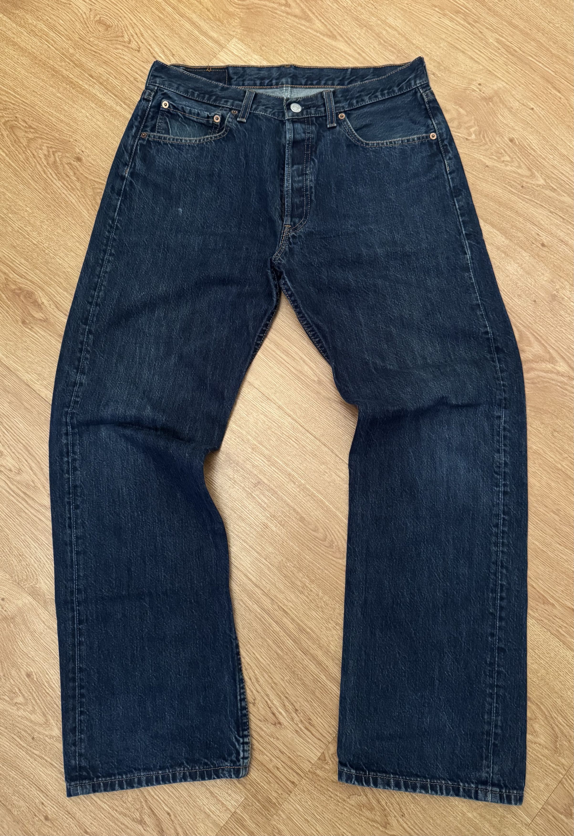 Levi's Vintage 2000s Levis 501 Denim Jeans Size 33x30 Size US 33 - 2 Thumbnail