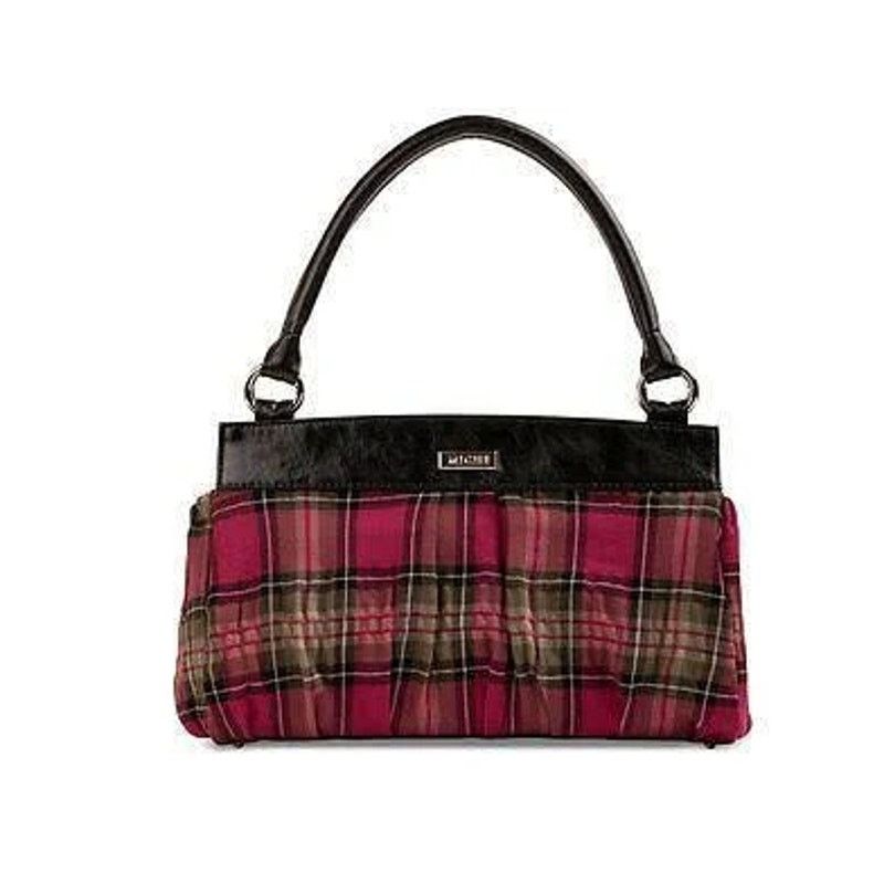 Other Miche Tori Classic VTG Red Plaid Retro Style Chic Handbag Size ONE SIZE - 1 Thumbnail