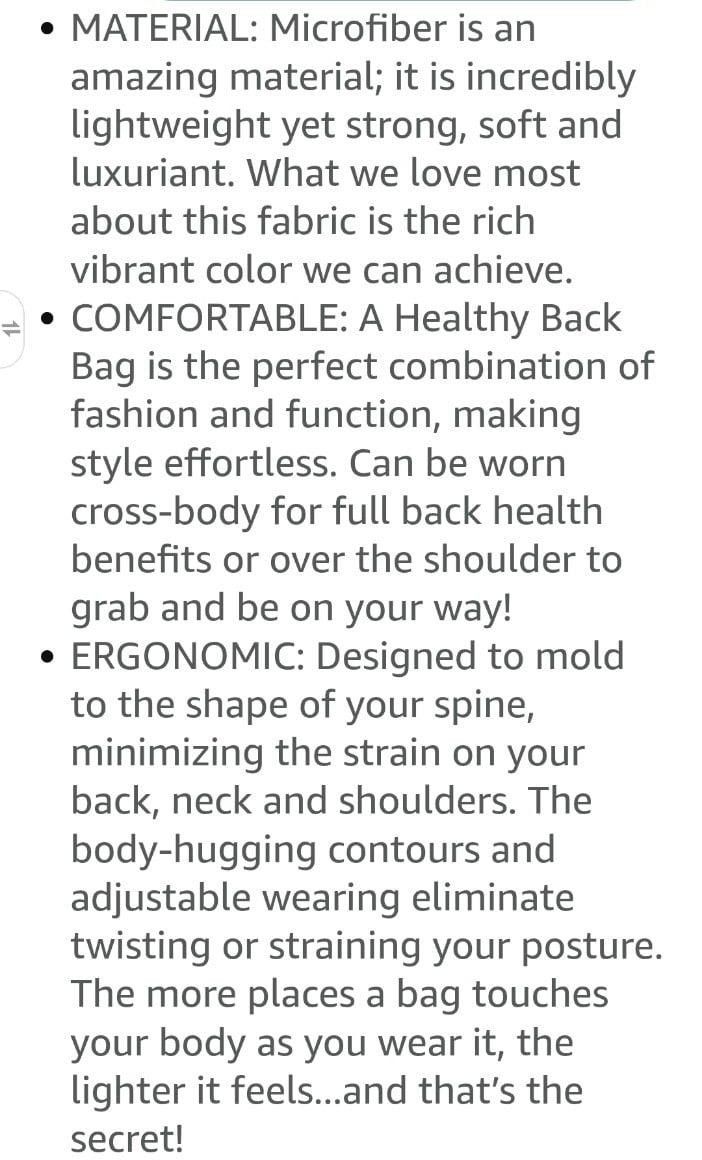 Other Ameribag Classic Healthy Back Bag Size ONE SIZE - 7 Thumbnail