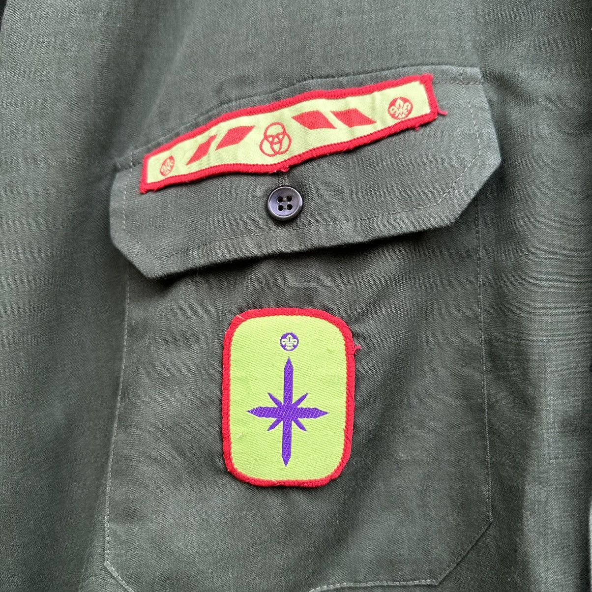 Vintage Vintage Boy Scout Uniform Shirt Size US XL / EU 56 / 4 - 6 Thumbnail