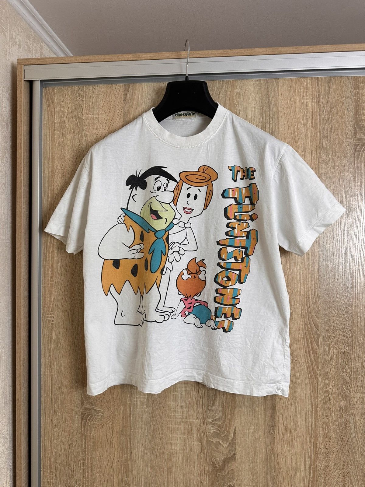 Cartoon Network 🔥 The Flintstones Family Cartoon Vintage Oversized T-Shirt Size US S / EU 44-46 / 1 - 1 Thumbnail