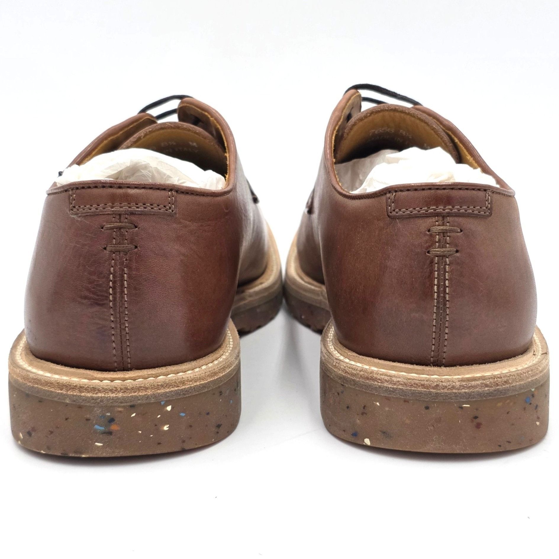 Barneys New York NEW Barneys New York 7656 Maine Burnished Brown Leather Derb Size US 8.5 / EU 41-42 - 9 Thumbnail