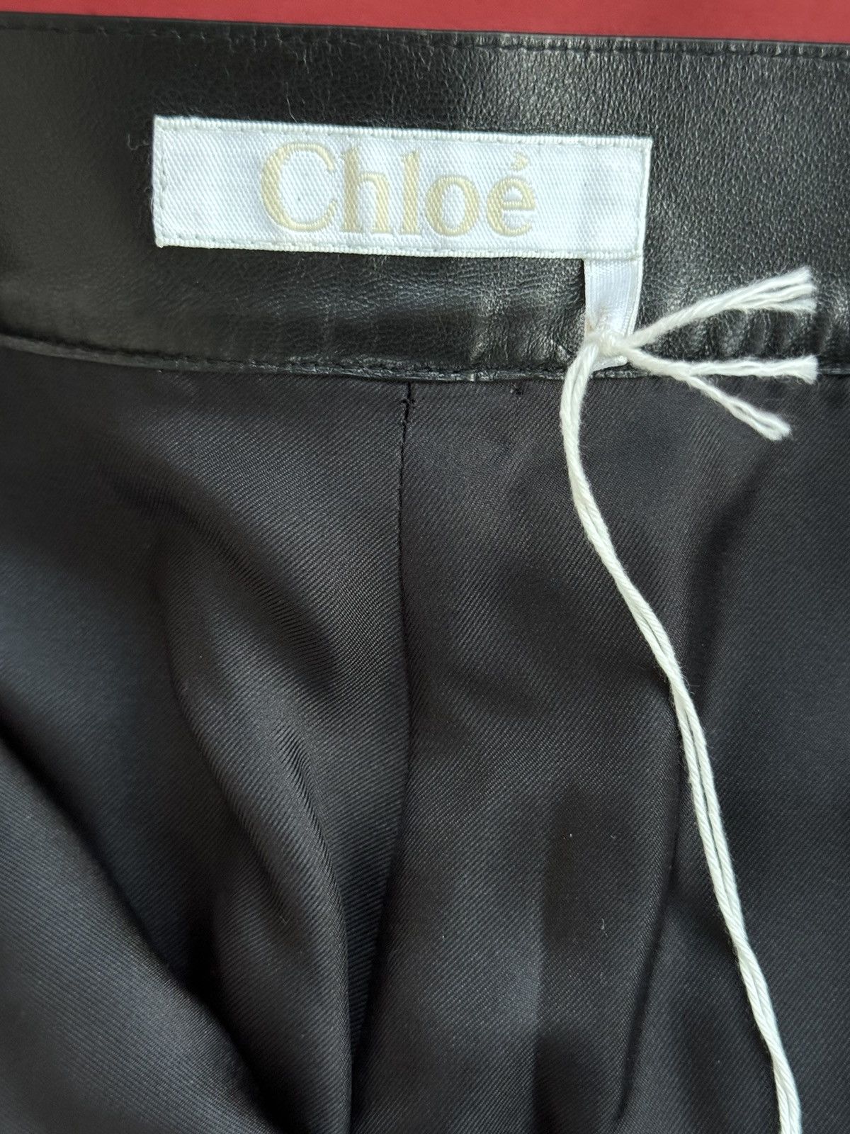 Chloe Chloe lambskin black pants, soft, size M Size 27" / US 4 / IT 40 - 8 Thumbnail