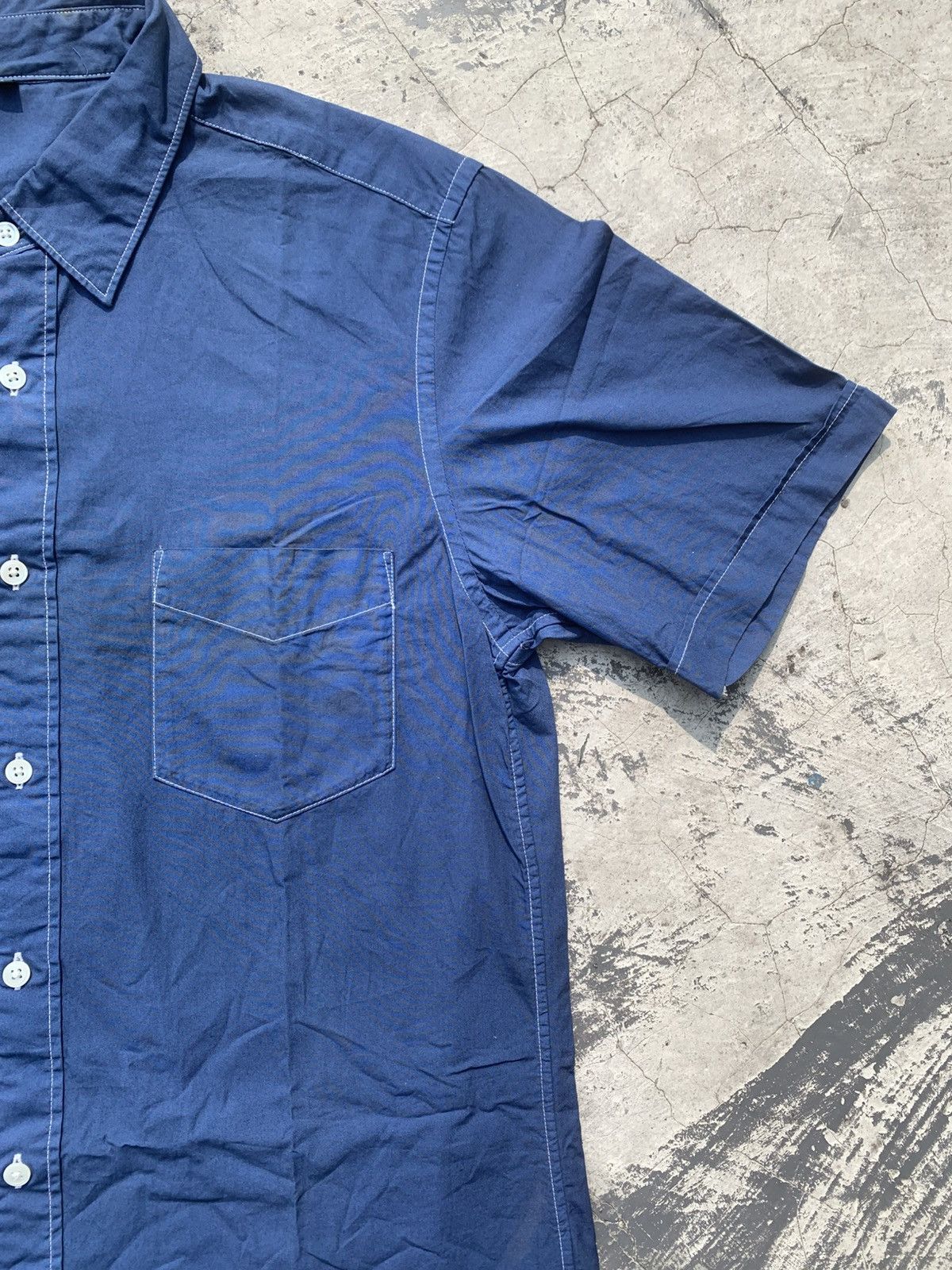 If Six Was Nine Vintage Muji USA Limited Edition Blue Indigo Size US L / EU 52-54 / 3 - 4 Thumbnail
