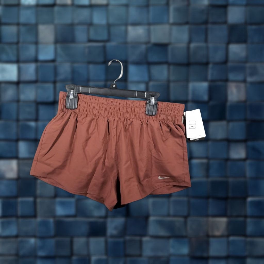Nike VINTAGE NIKE Womens Dri-FIT 3" Brief Shorts DX6010-218 Brown NWT (if vintage? wait) Size 36" / US 14 / IT 50 - 1 Thumbnail