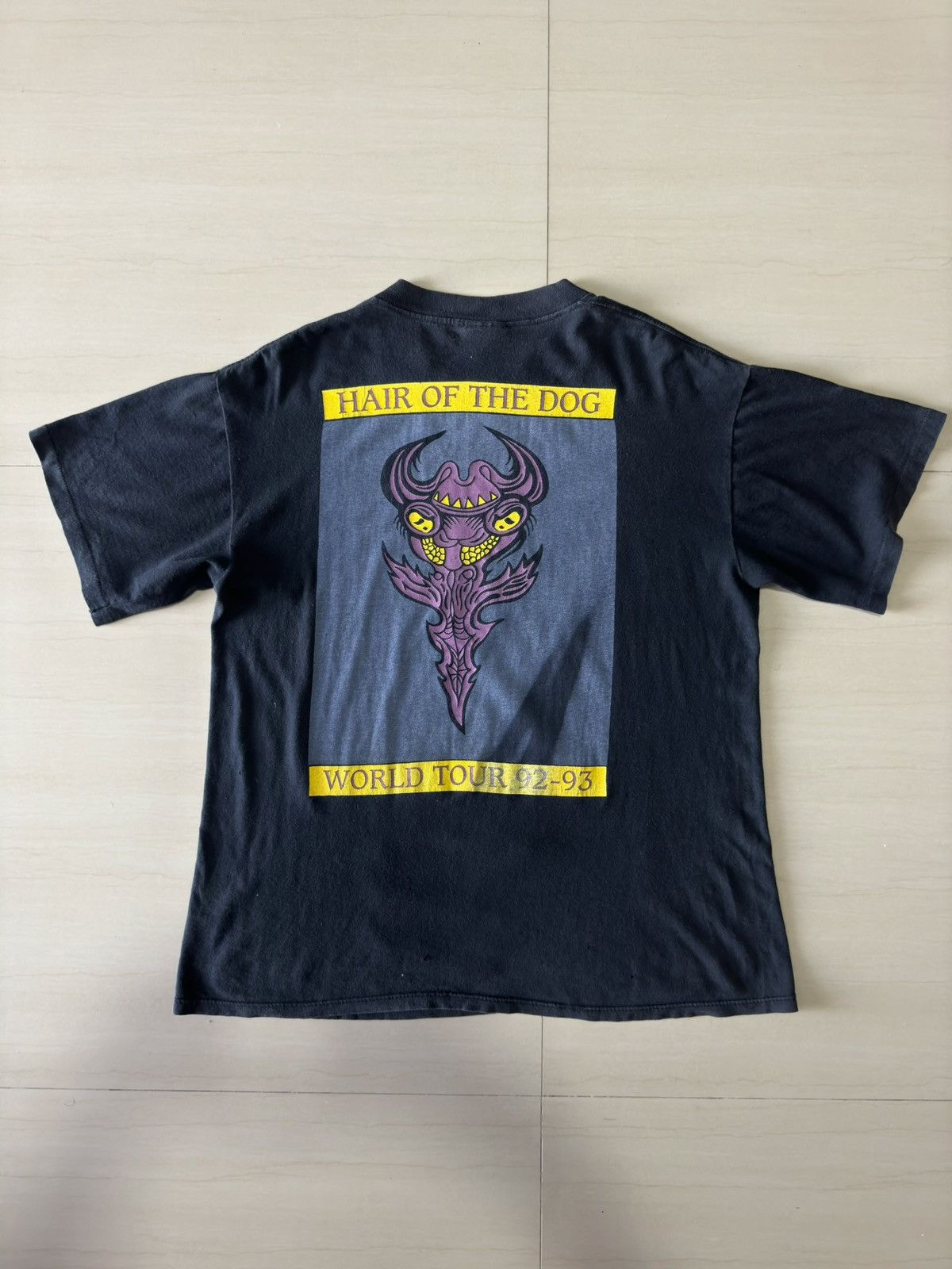 Band Tees 1992-1993 Warrant Dog Eat Dog World Tour 90s Brockum Shirt Size US L / EU 52-54 / 3 - 2 Thumbnail