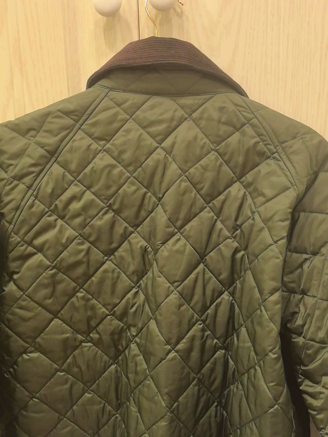 Barbour Barbour Dom Short Quilted Cotton Jacket Olive M AW Size US M / EU 48-50 / 2 - 7 Thumbnail