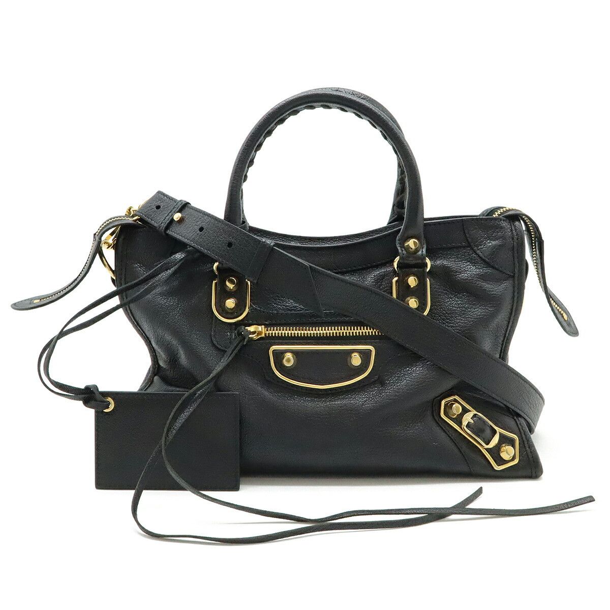 Balenciaga Balenciaga Balenciaga Classic Metallic Edge City Leather 2way Bag Leather Shoulder Bag 432831 DUTY FREE for USA Size ONE SIZE - 1 Thumbnail