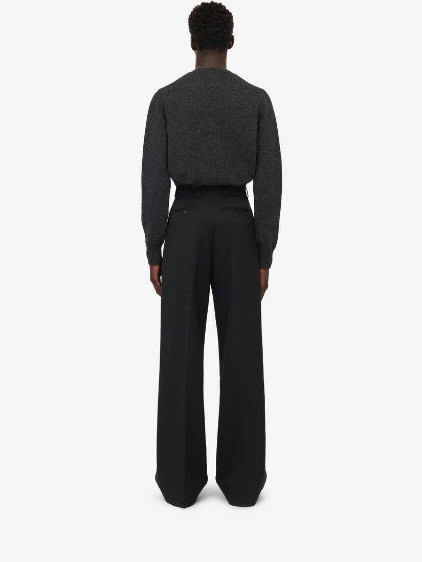 Alexander McQueen o1w1db10725 Pleated Baggy Trousers in Black Size US 34 / EU 50 - 3 Thumbnail