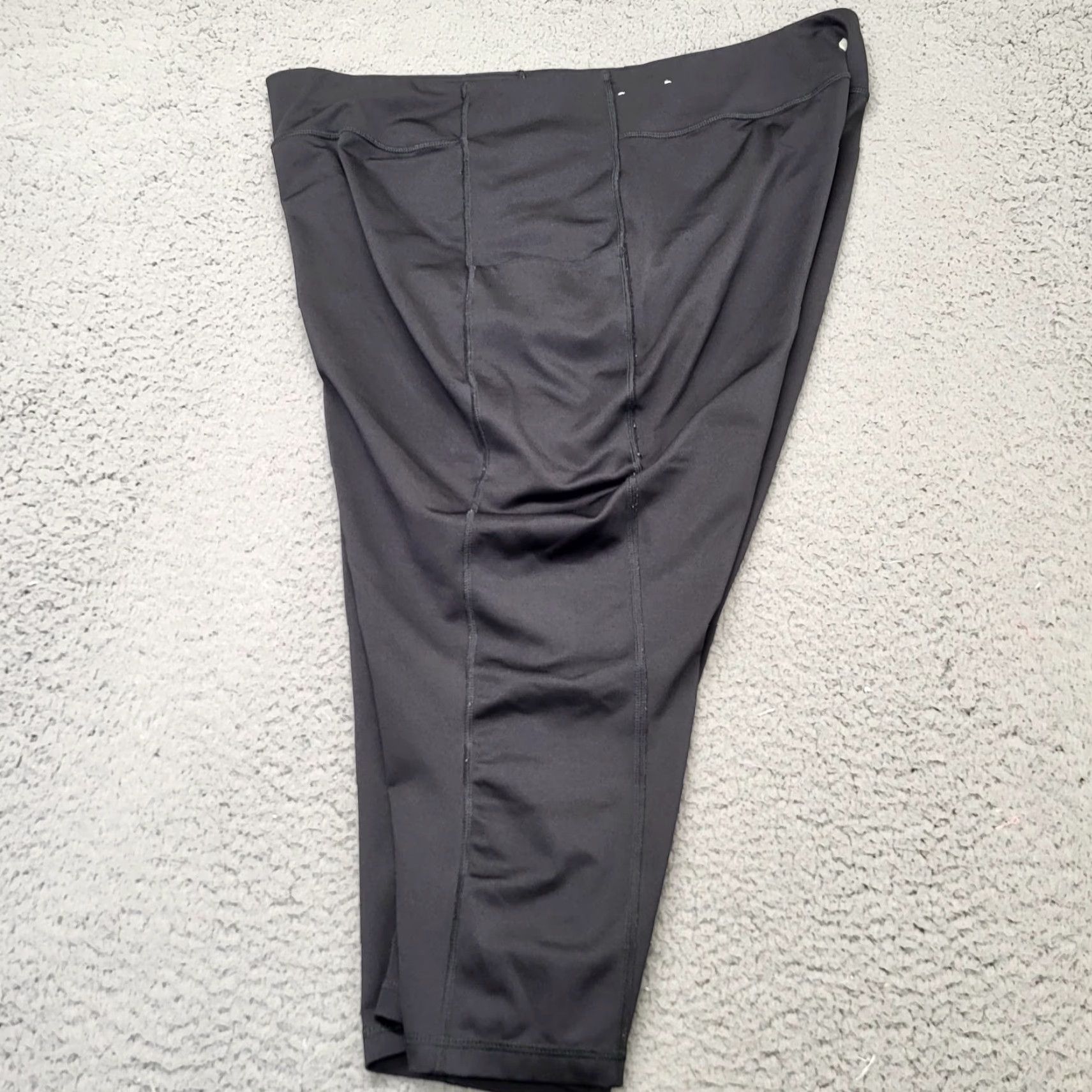 Tek Gear VINTAGE Tek Gear Leggings Womens 3X Black Workout Pocket Ultrastretch Compression Size 40" / US 18 - 2 Thumbnail
