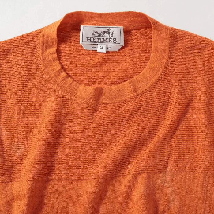 Hermes Cotton Knit T-shirt Size US XS / EU 42 / 0 - 3 Thumbnail