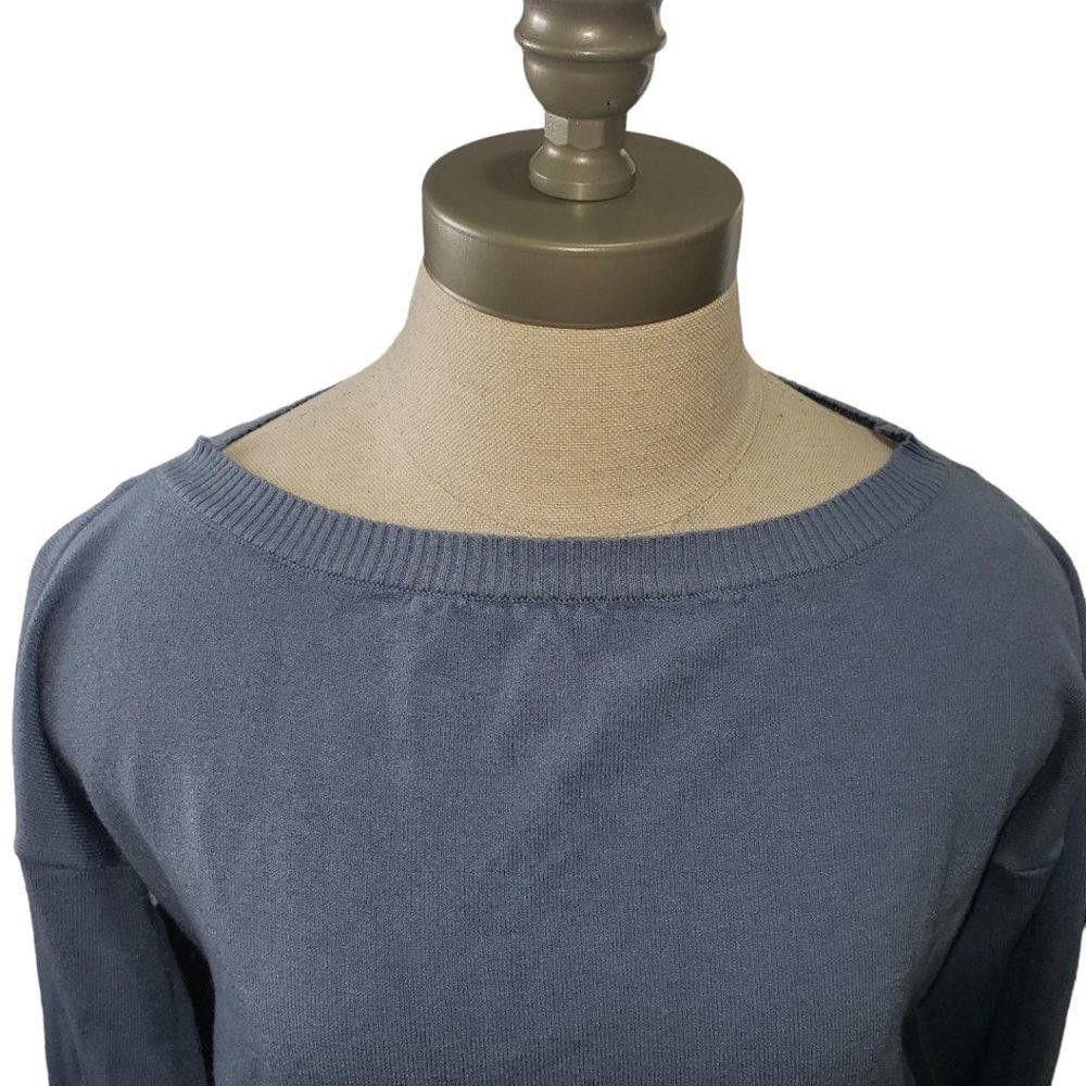 Designer CT785 Devotion by "Cyrus" Ladies Crew Neck Blue Sweater L Size L / US 10 / IT 46 - 3 Thumbnail