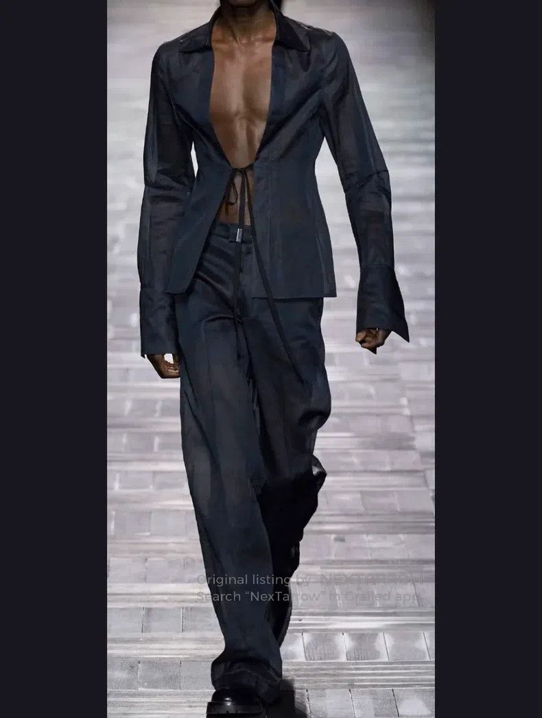 Ann Demeulemeester Ann Demeulemeester 40 cashmere streamer coat ... Size US XXS / EU 40 - 9 Thumbnail