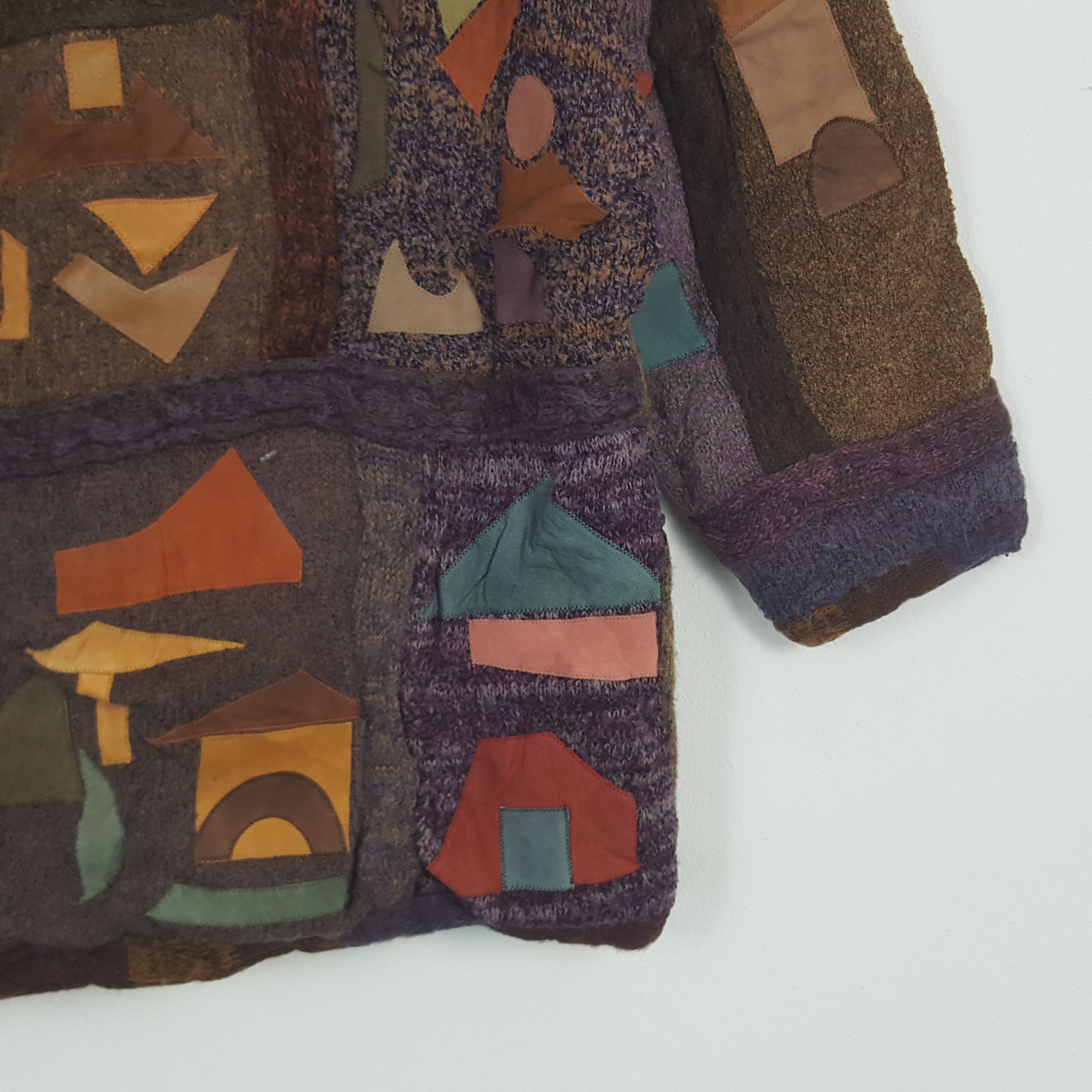 Gypsy × Vintage Vintage Adriano Viarengo Italian Brand Wool Winter Jacket Size US XL / EU 56 / 4 - 4 Thumbnail