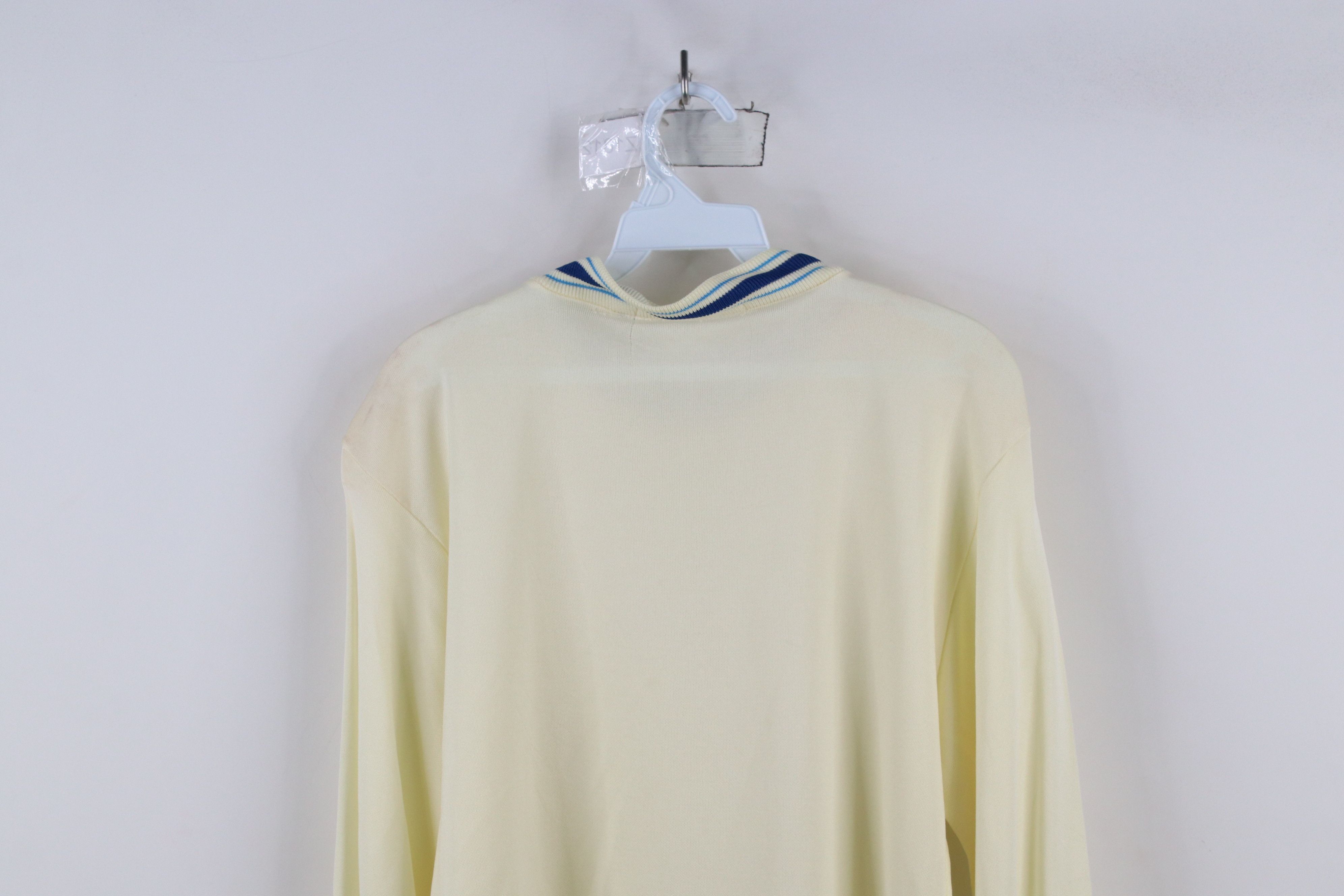 Vintage Vintage 60s 70s Streetwear Knit Long Sleeve T-Shirt Yellow Size US M / EU 48-50 / 2 - 13 Thumbnail