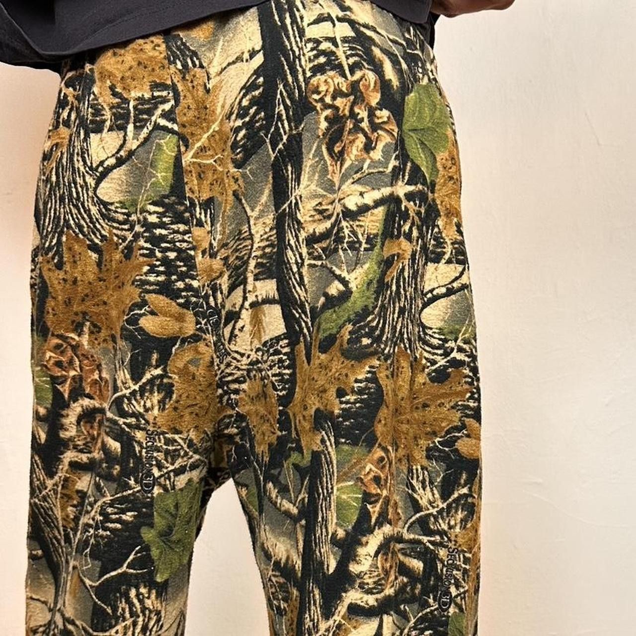 Cabelas Vintage Cabelas Brown/Black RealTree Flannel Pants - XLT Size US 34 / EU 50 - 5 Thumbnail