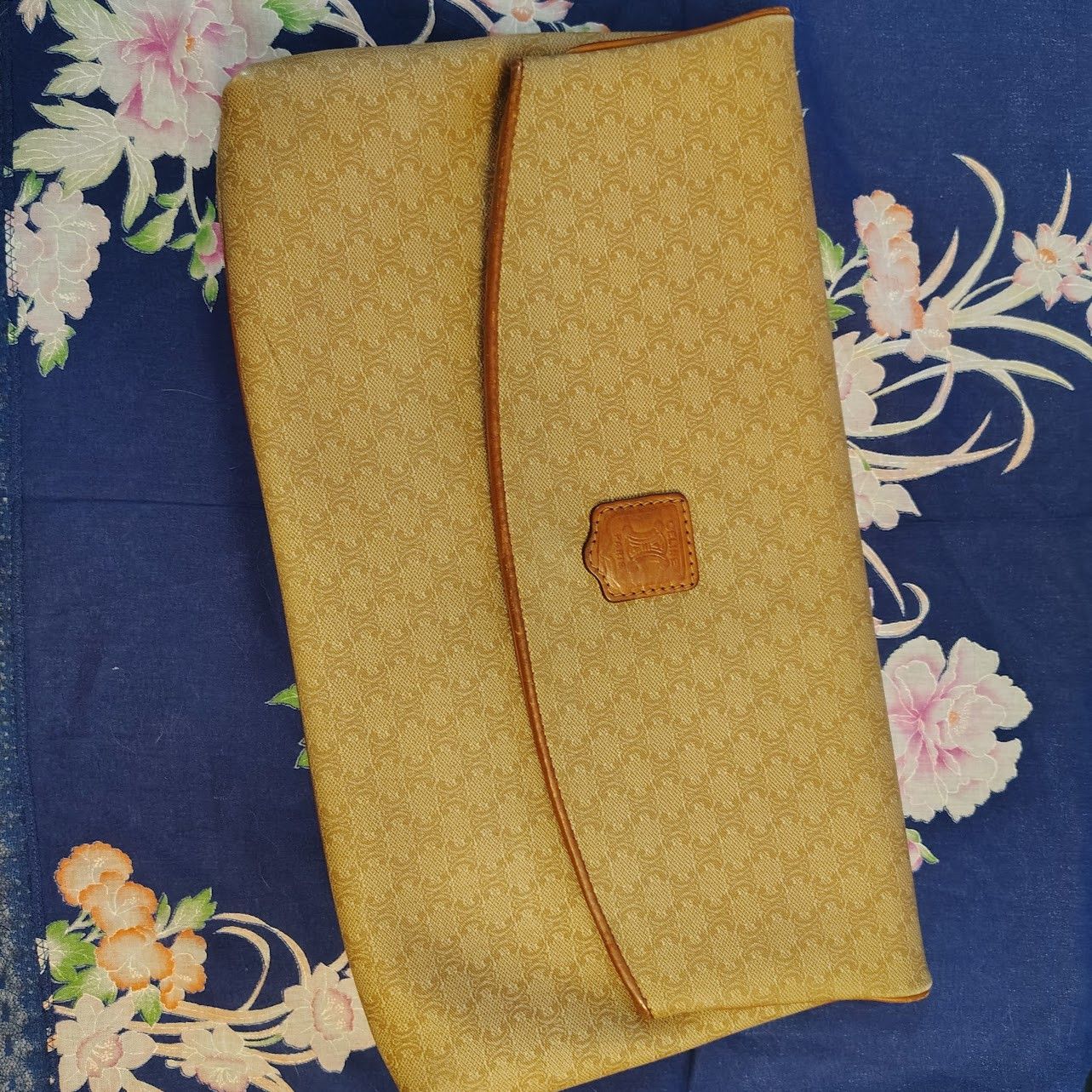 Celine intage Celine Macadam clutch coated canvas with leather trim Size ONE SIZE - 1 Thumbnail