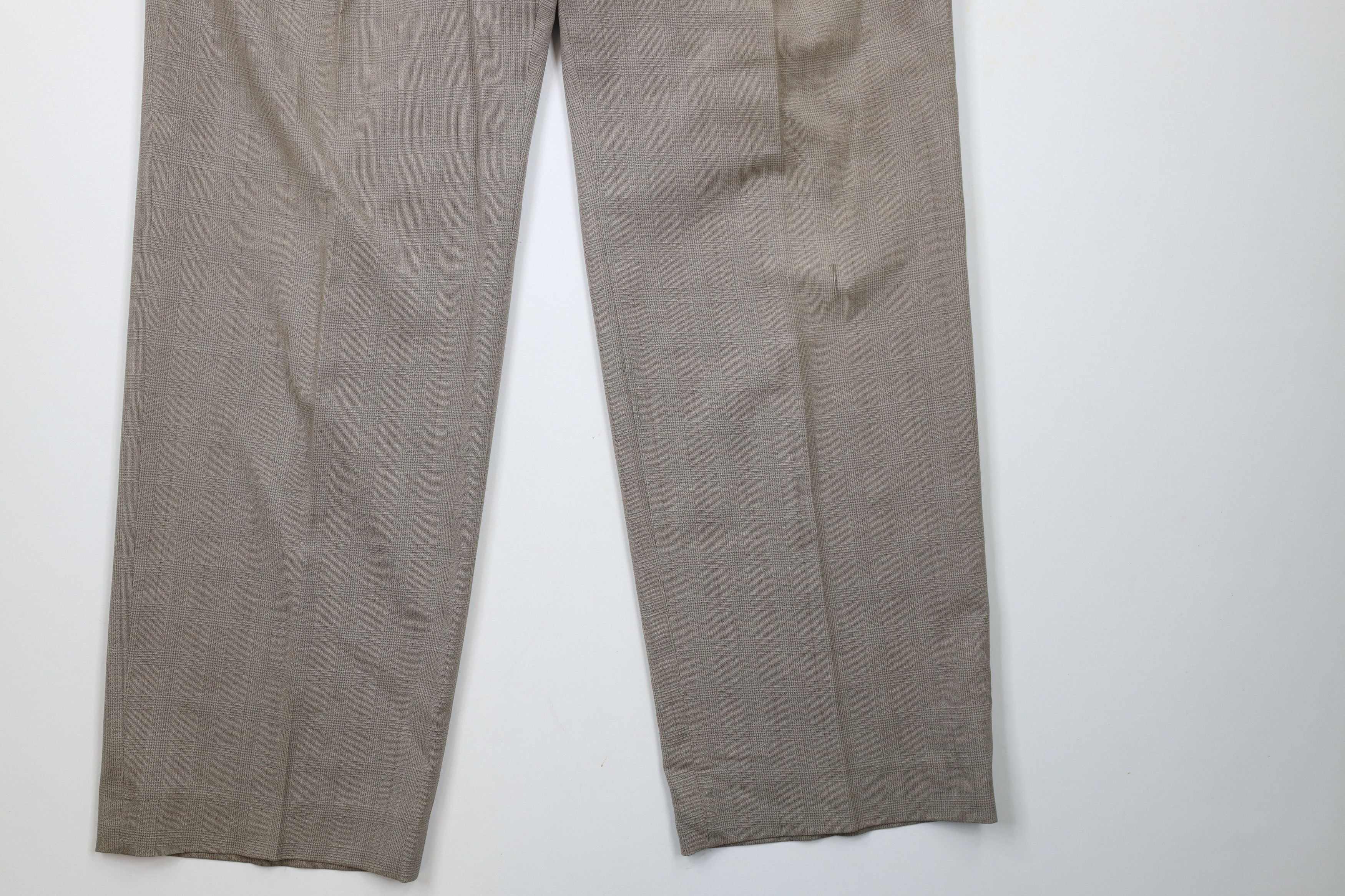 Vintage Vintage 70s Streetwear Wool Blend Wide Leg Pants Trousers Size US 38 / EU 54 - 4 Thumbnail