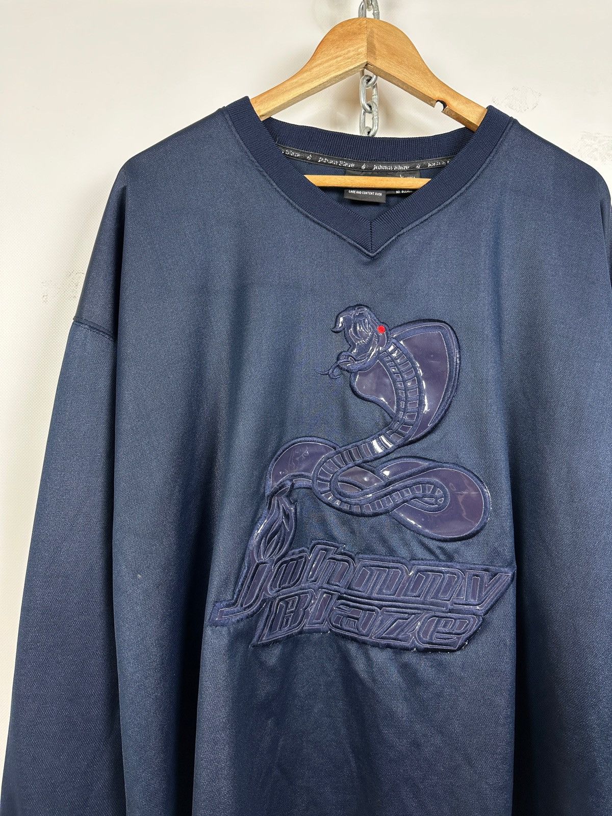Vintage Vintage Johnny Blaze King Cobra Snake Sweatshirt Jersey Size US L / EU 52-54 / 3 - 6 Thumbnail
