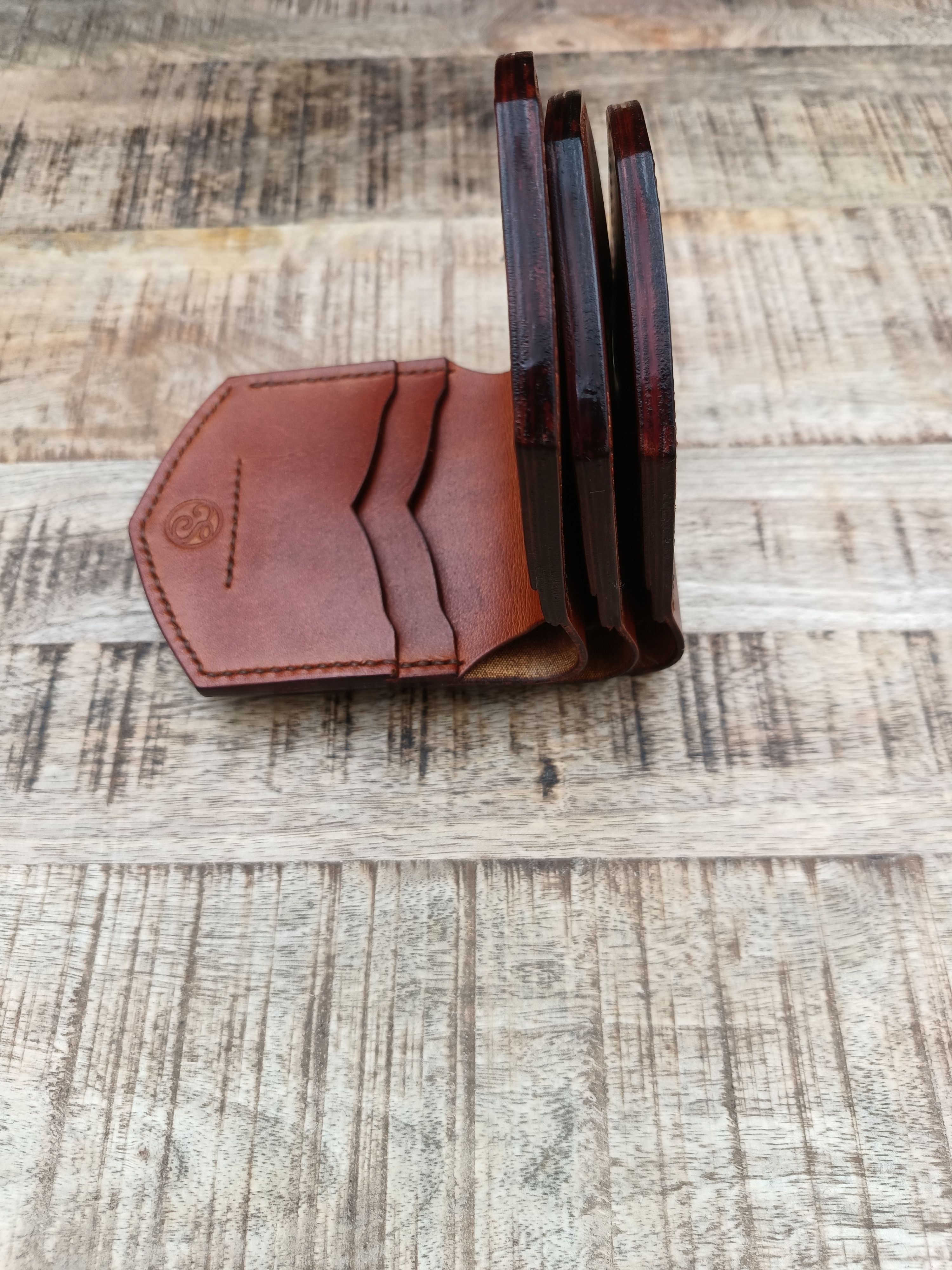 Other Handmade top grain leather wallet cardholder Size ONE SIZE - 3 Thumbnail