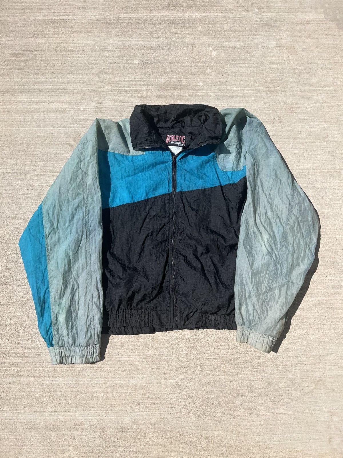 Athletic Works Vintage 80’s Athletics Windbreaker Size US L / EU 52-54 / 3 - 1 Thumbnail