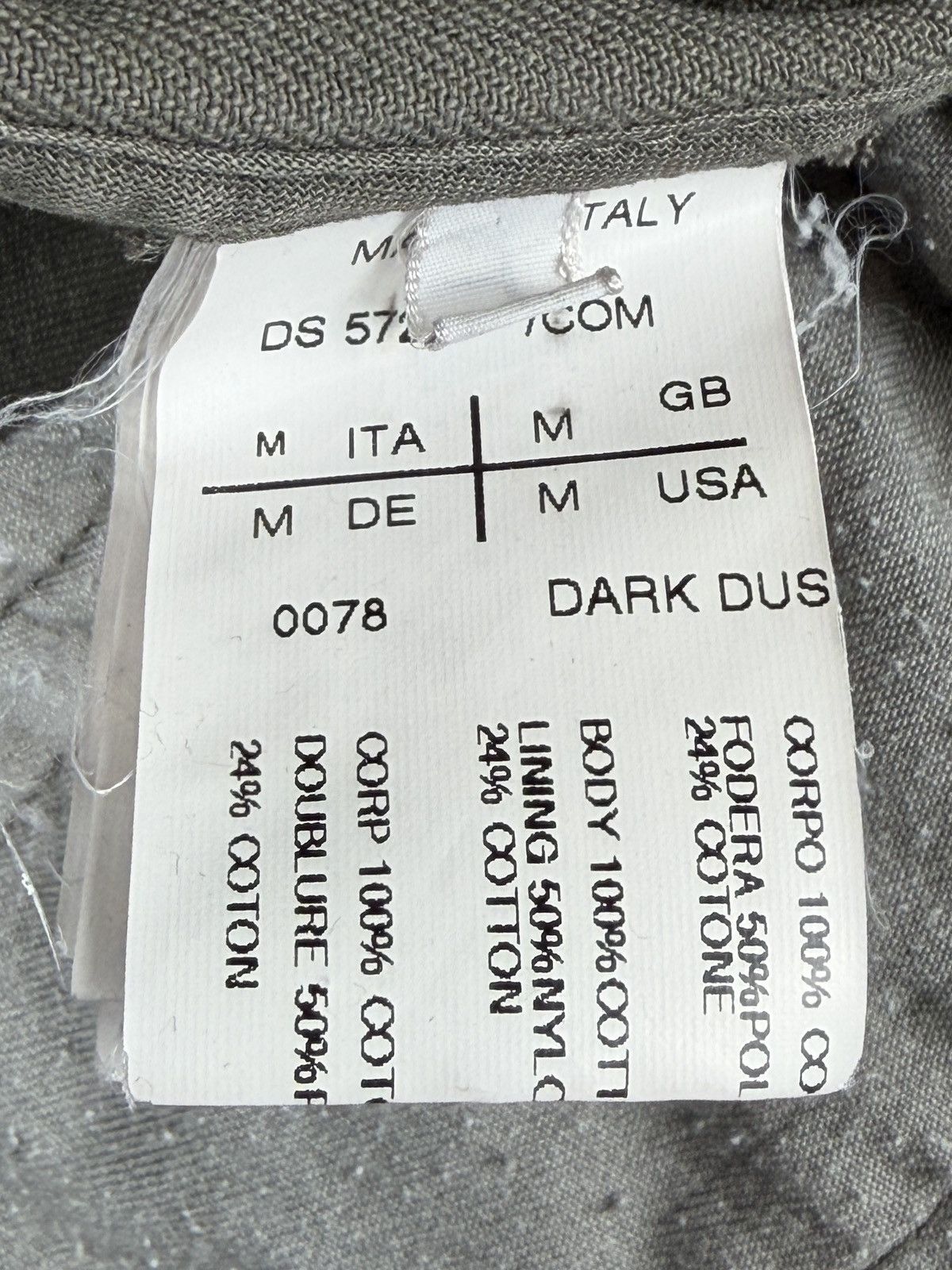 Rick Owens Rick Owens DRKSHDW Archive Dark Dust Slave Jacket Olmar Size US XS / EU 42 / 0 - 10 Thumbnail