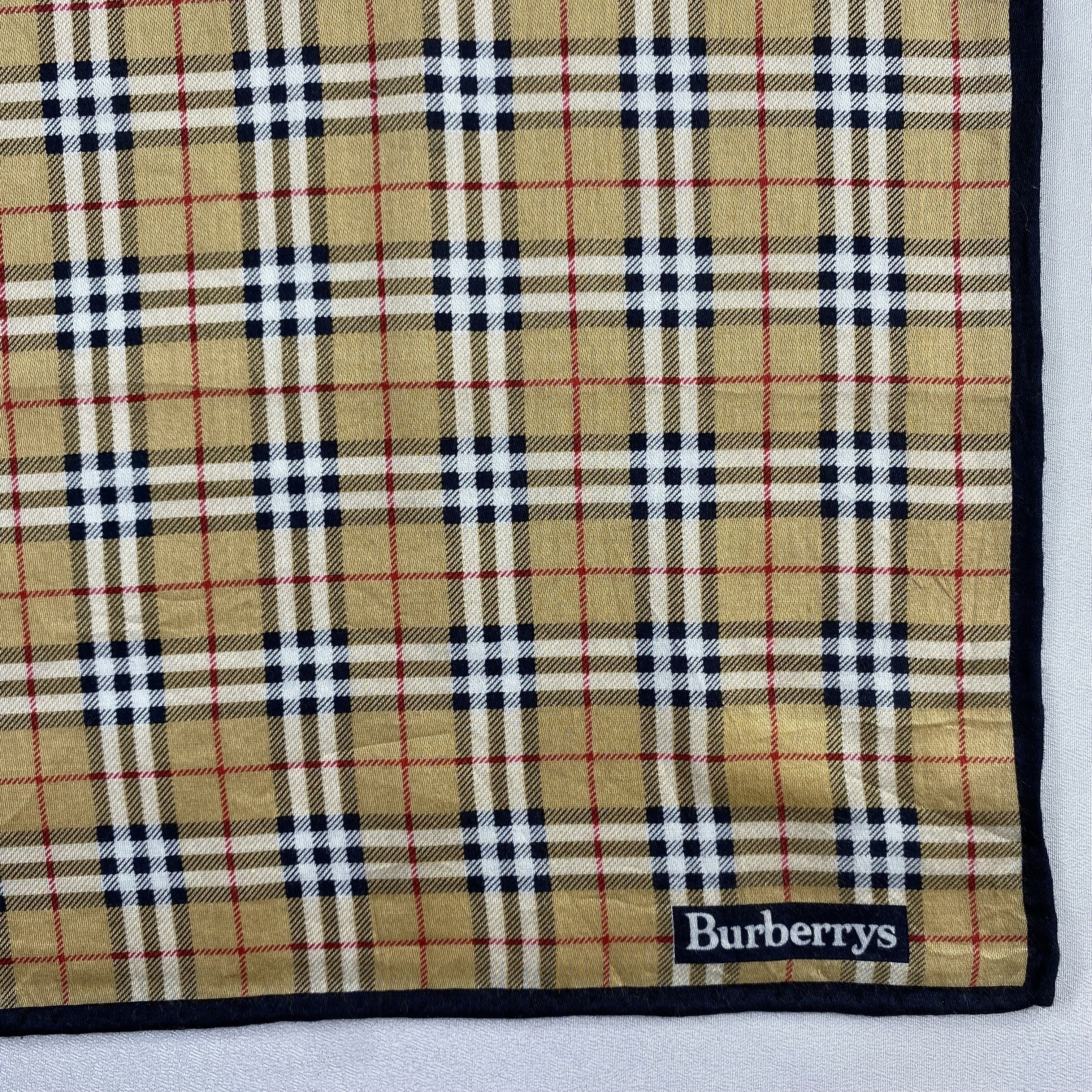 Burberry × Vintage Burberry Handkerchief / Neckerchief / Bandana-P1926 Size ONE SIZE - 3 Thumbnail