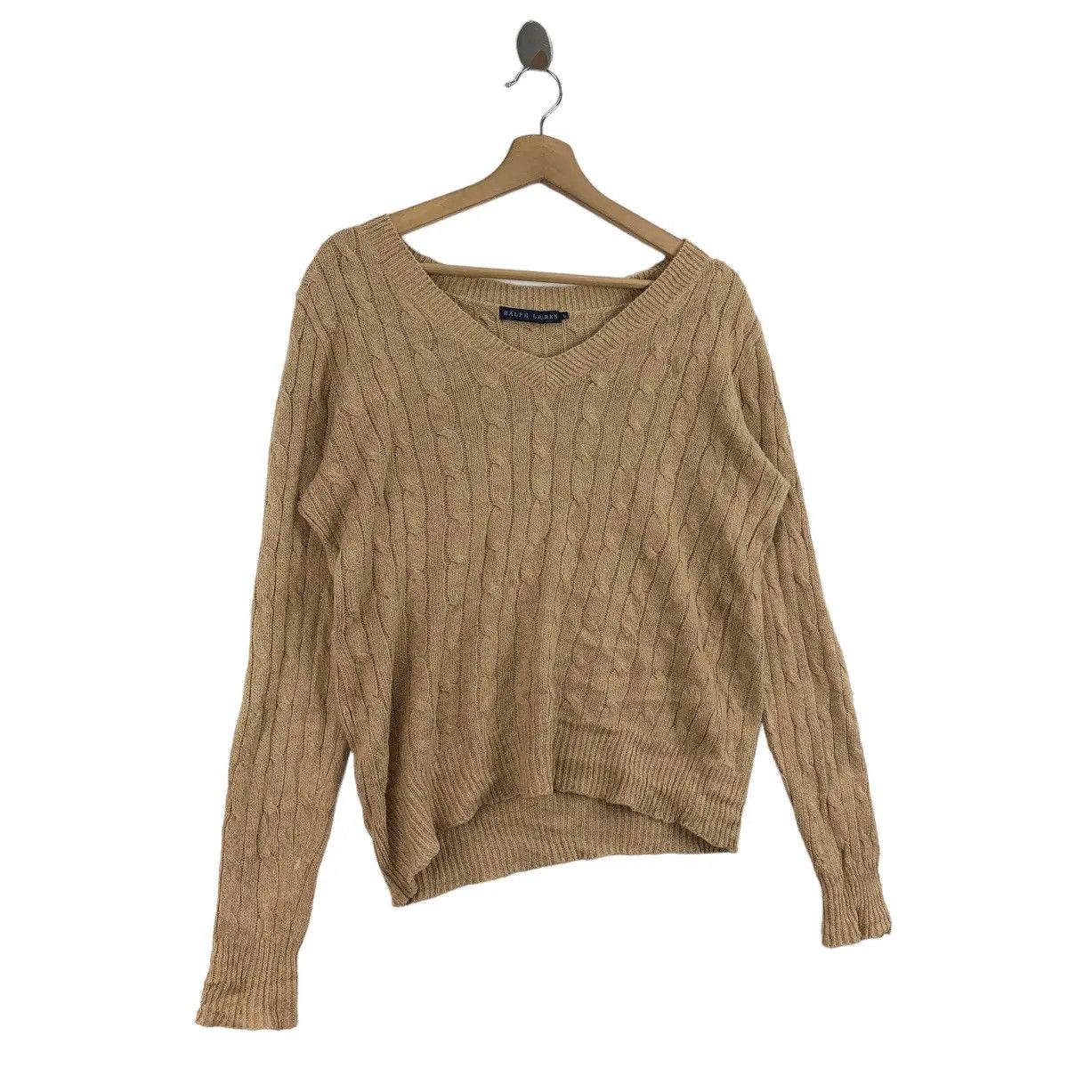 Polo Ralph Lauren POLO RALPH LAUREN Pleated Pattern Knitwear Sweater Shirt Size L / US 10 / IT 46 - 7 Thumbnail
