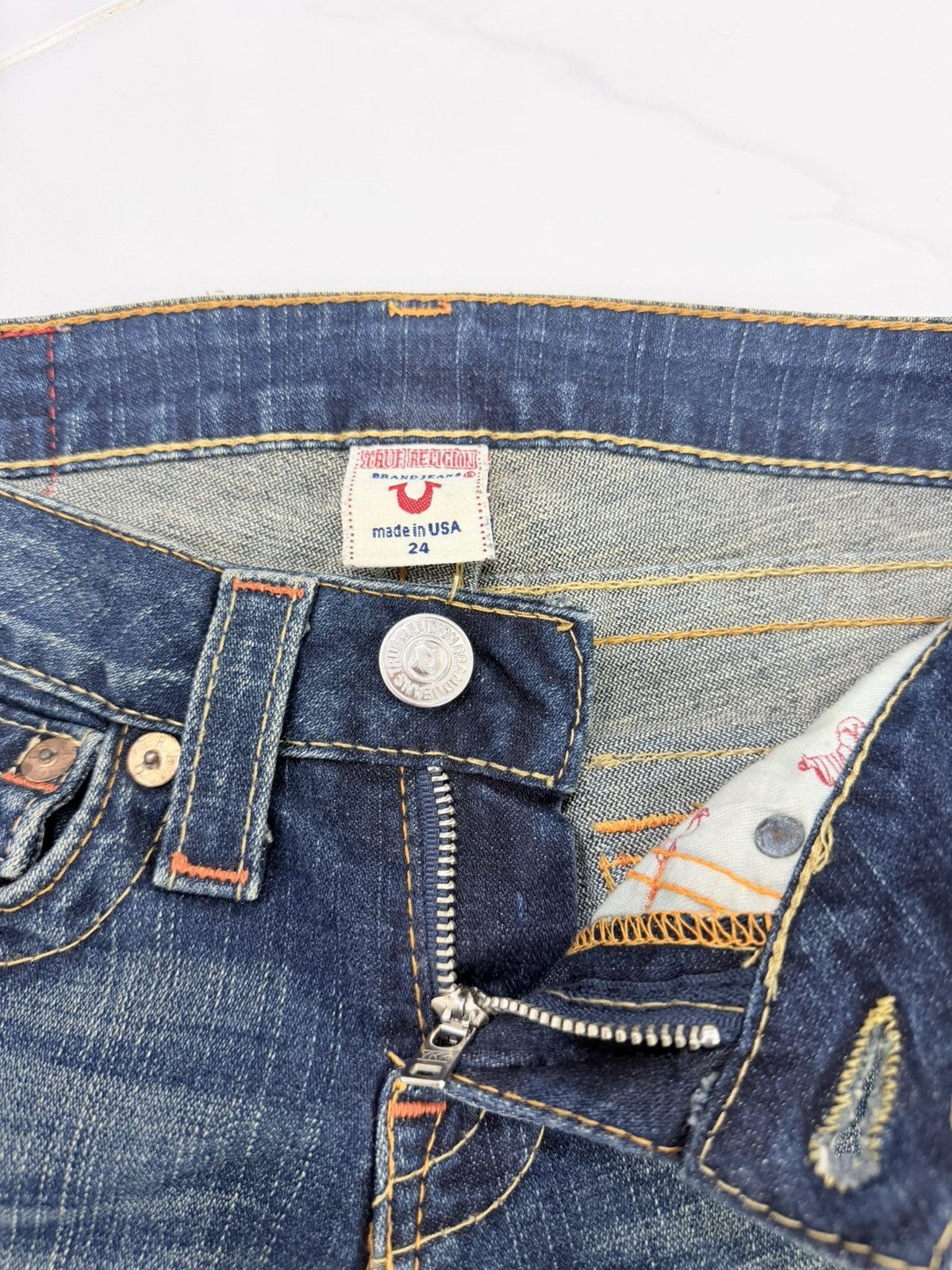 True Religion SUPER RARE‼️VINTAGE True Religion Skinny Jeans Seditionaries Size 24" / US 00 / IT 34 - 7 Thumbnail