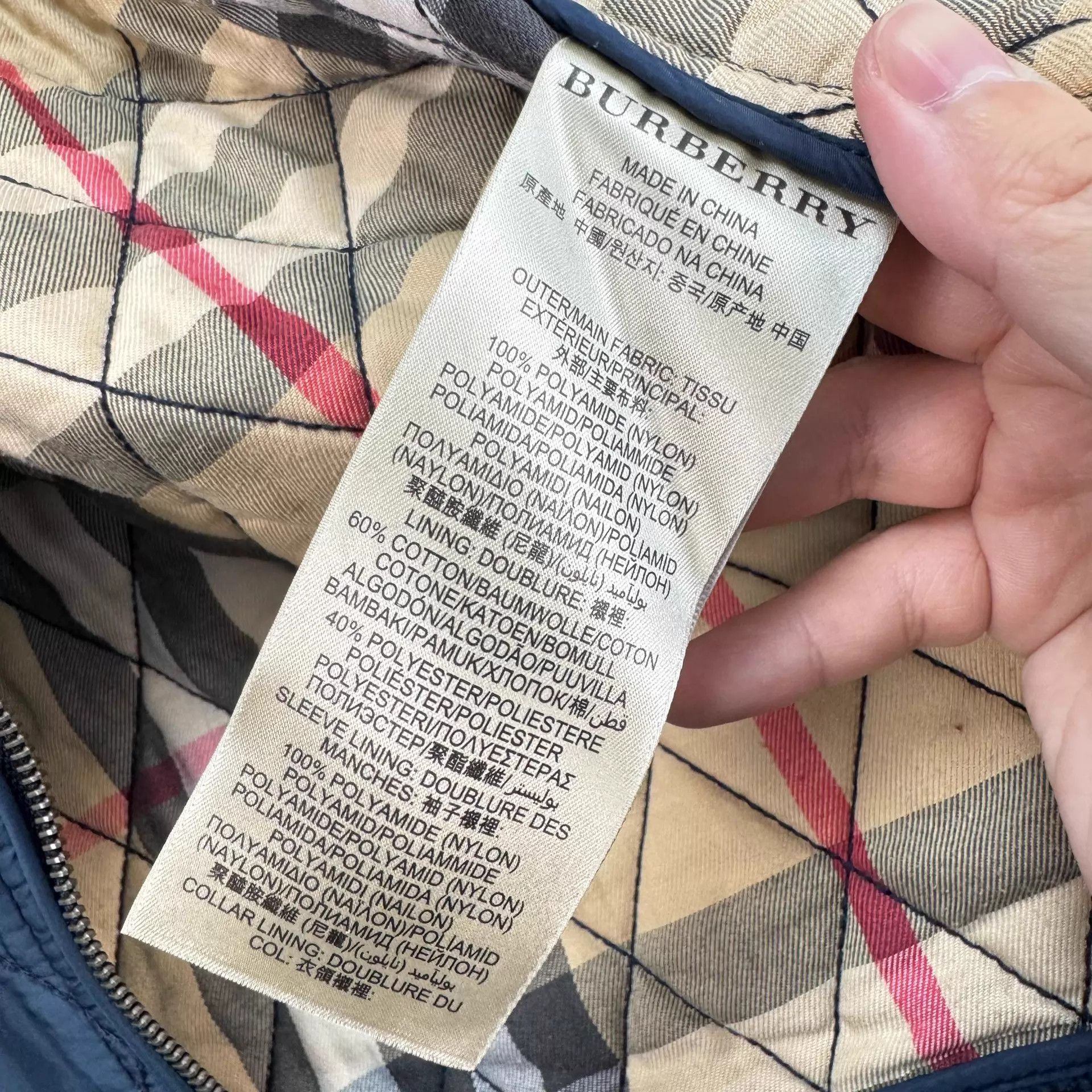 Burberry Burberry Check Quilted Puffer Jacket XL 95 New Size XL / US 12-14 / IT 48-50 - 7 Thumbnail
