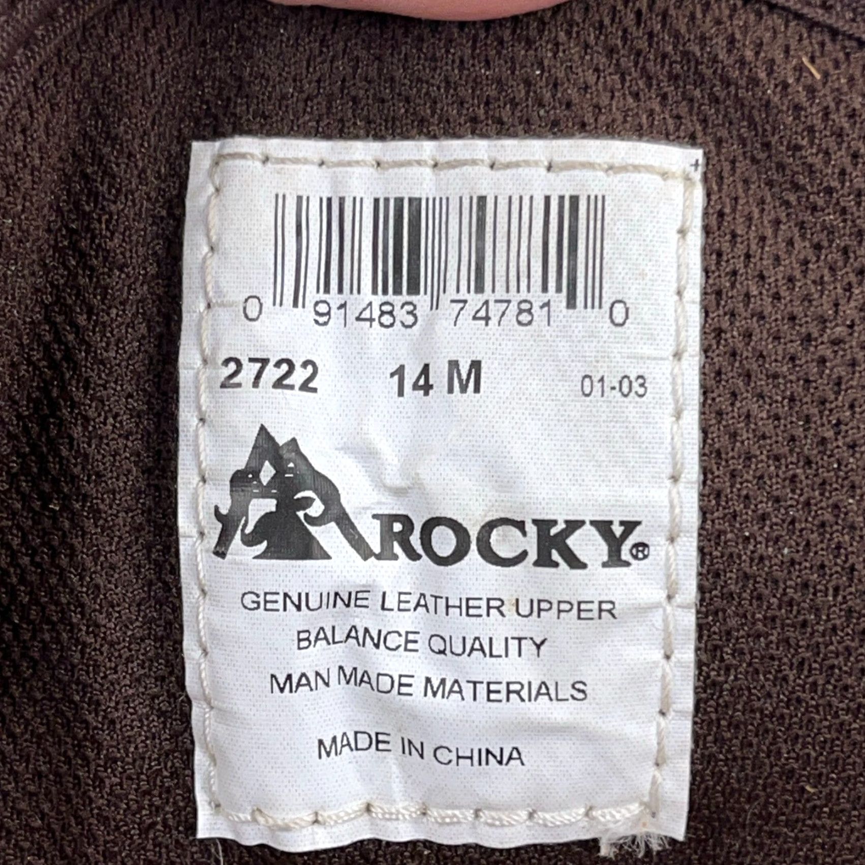 Vintage VINTAGE Rocky Original Rider Mens Boots 14 M Brown Leather Waterproof Mid-Calf Casual Fall Winter Size US 14 / EU 47 - 3 Thumbnail